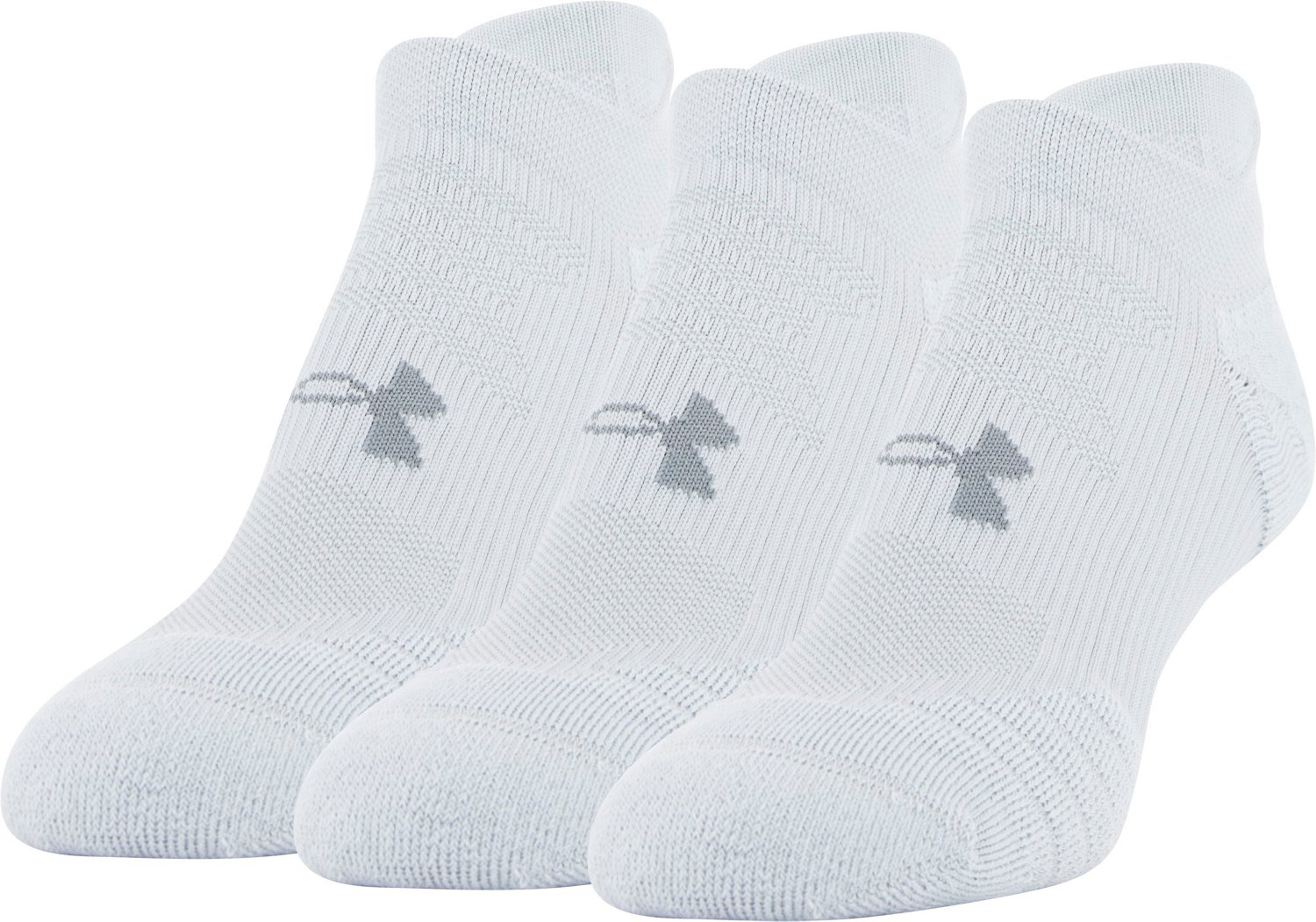 Under Armour Women's Play Up NoShow Tab Socks 3Pack Academy