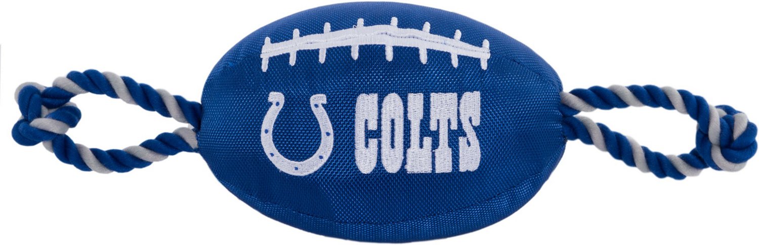 Indianapolis Colts Nylon Football Dog Toy