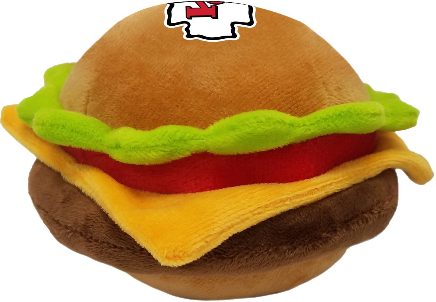 Pets First Kansas City Chiefs Hamburger Dog Toy Academy