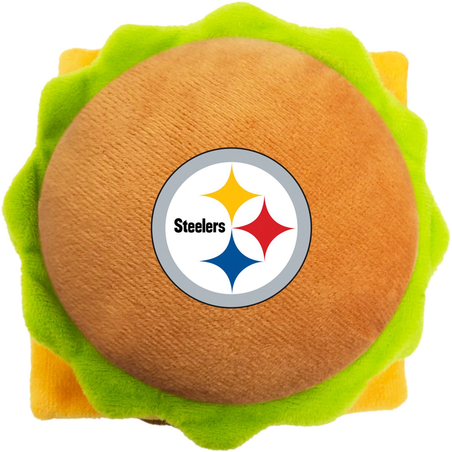 Pets First Pittsburgh Steelers Hamburger Dog Toy