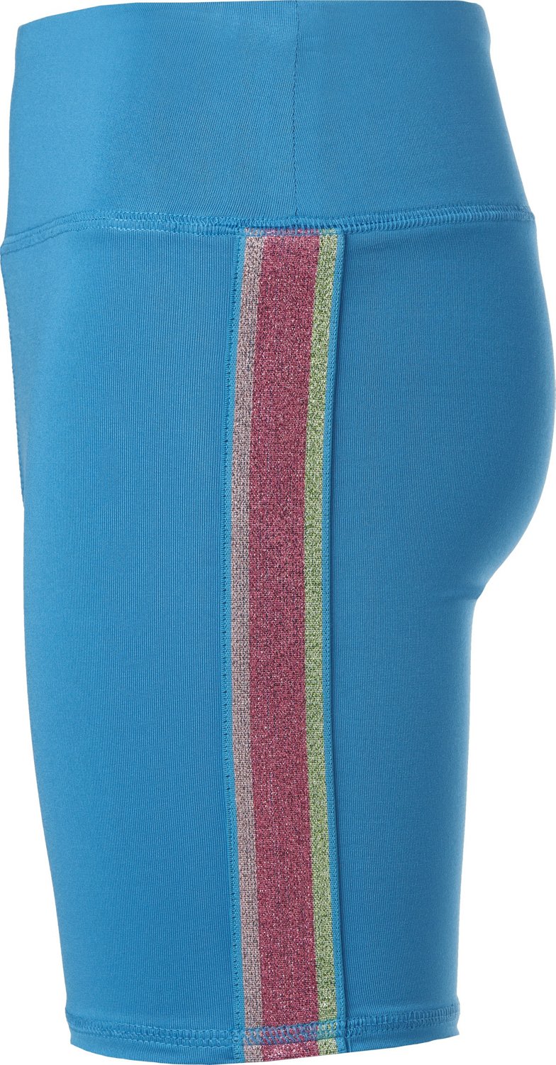 BCG Girls’ Glitter Stripe Bike Shorts - view number 3
