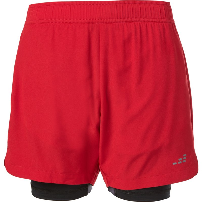 BCG Boys' 2 in 1 Shorts Red, X-Small - Boy's Athletic Shorts at Academy Sports