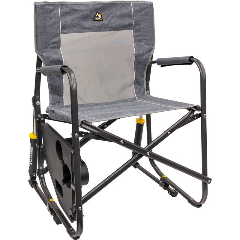 GCI Outdoor Freestyle Rocker with Side Table Grey - Camp Furniture And Cots at Academy Sports