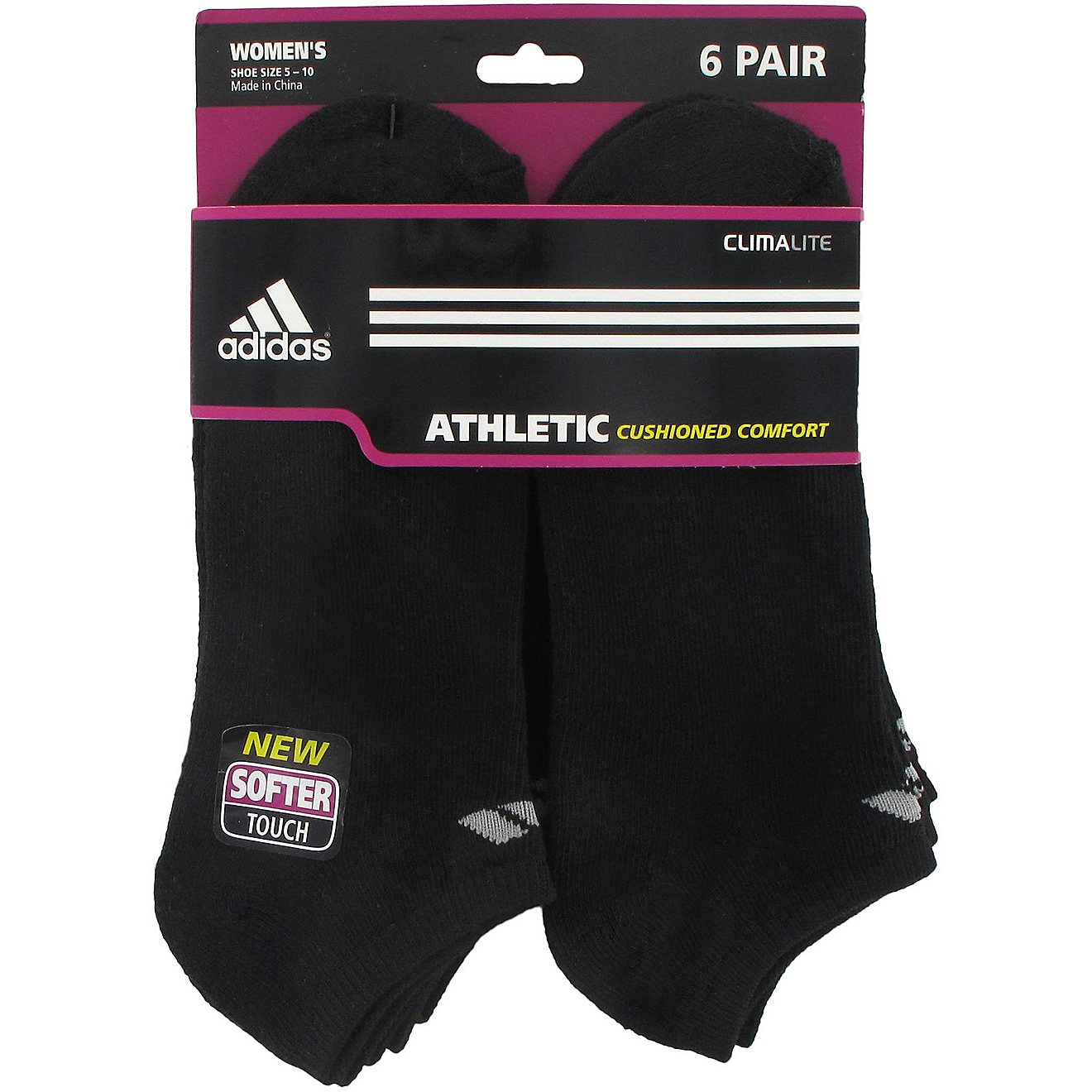 adidas Women's No-Show Socks 6 Pack                                                                                              - view number 5