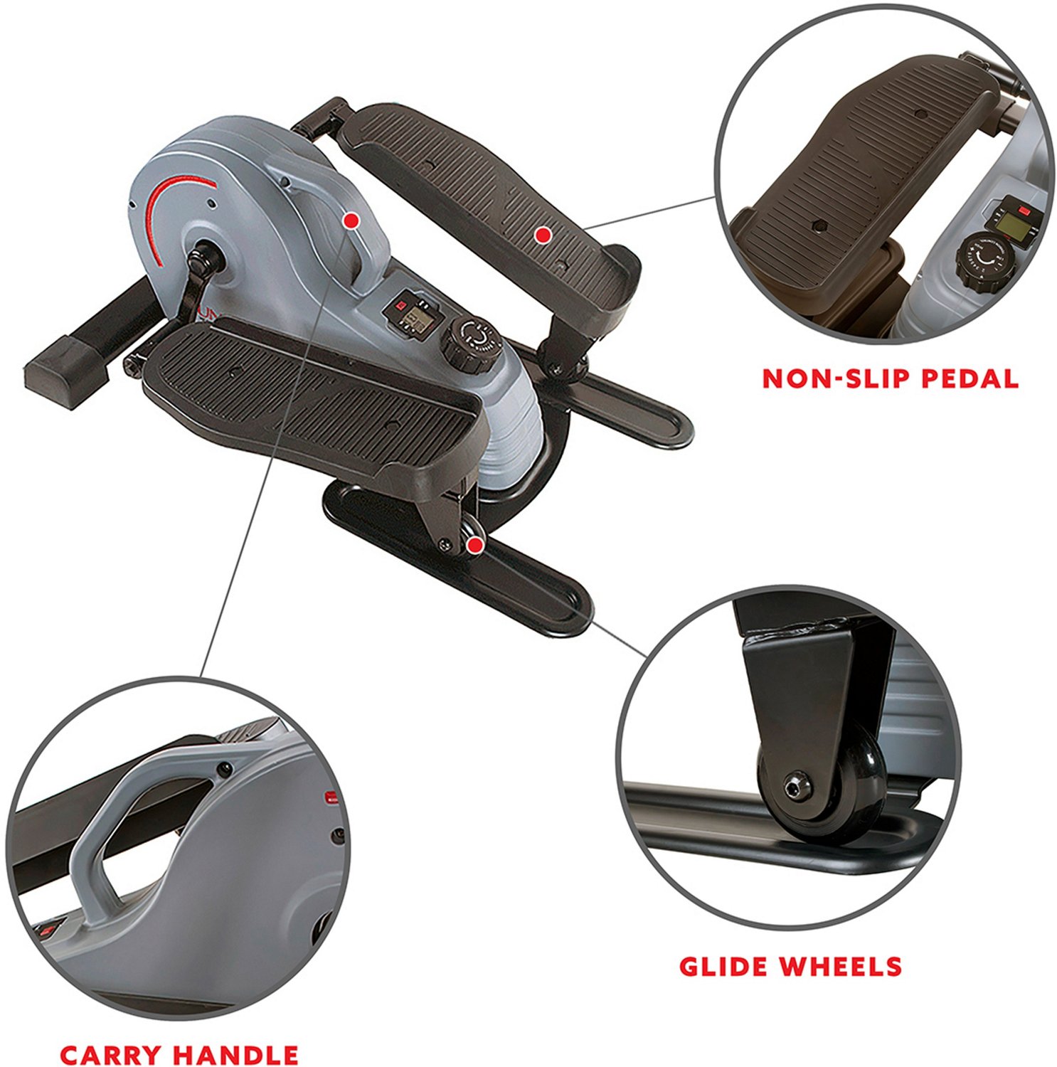 Sunny Health & Fitness Portable Stand Up Elliptical Trainer                                                                      - view number 6