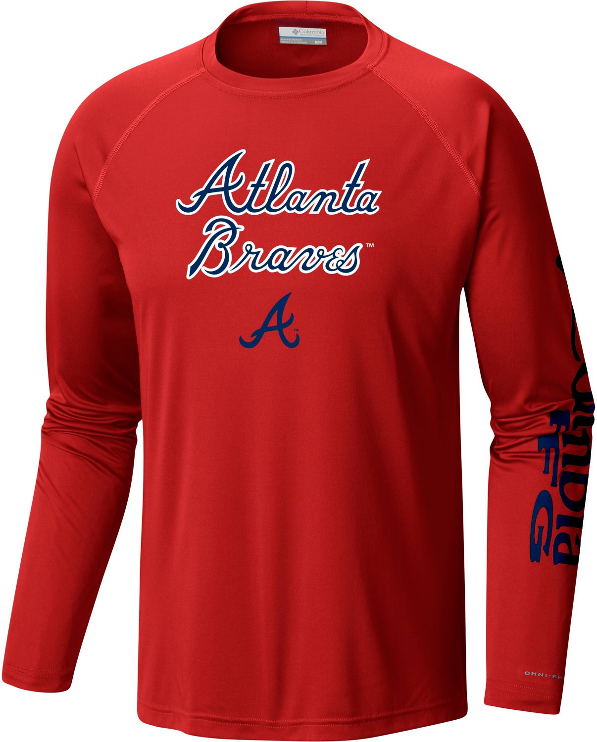 Atlanta Braves Columbia Sportswear, Braves Columbia PFG Shirts, Polos