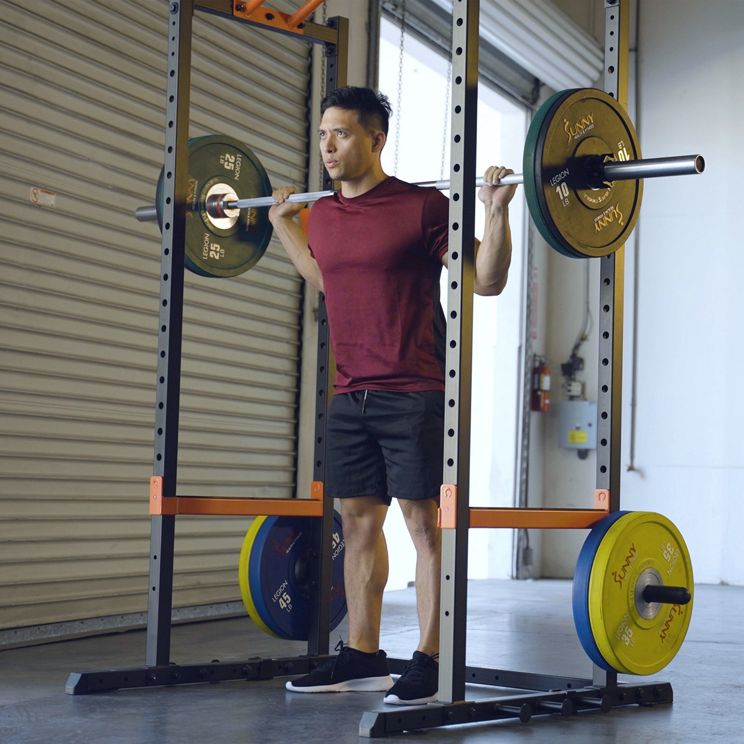 Sunny power zone online squat rack