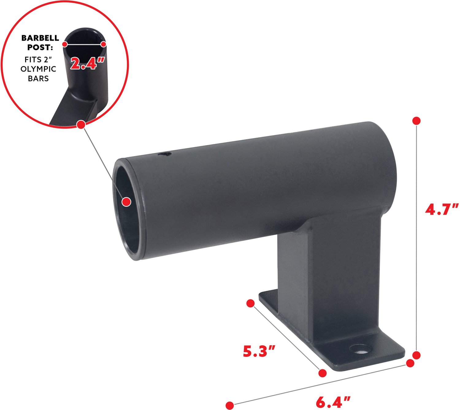 Sunny Health & Fitness Bar Holder Attachment                                                                                     - view number 7