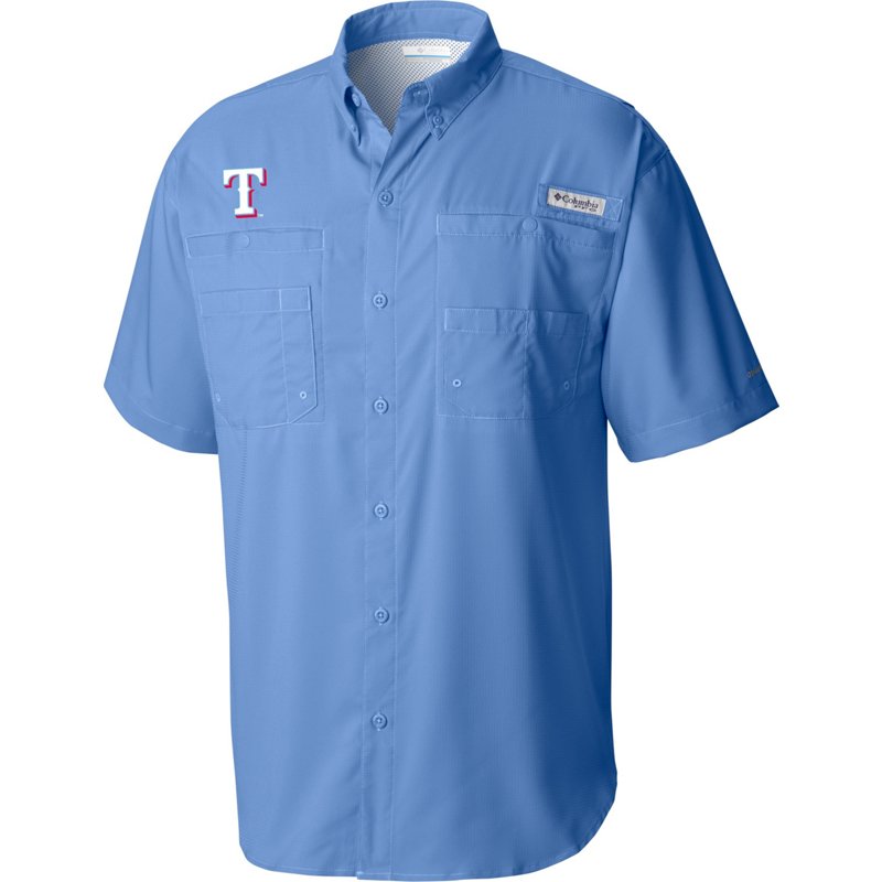 Columbia Sportswear Men's Texas Rangers Tamiami Shirt
