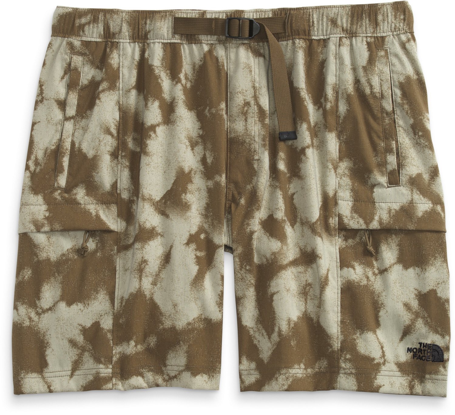 The North Face Men s Printed Class V Belted Shorts 7 in Academy