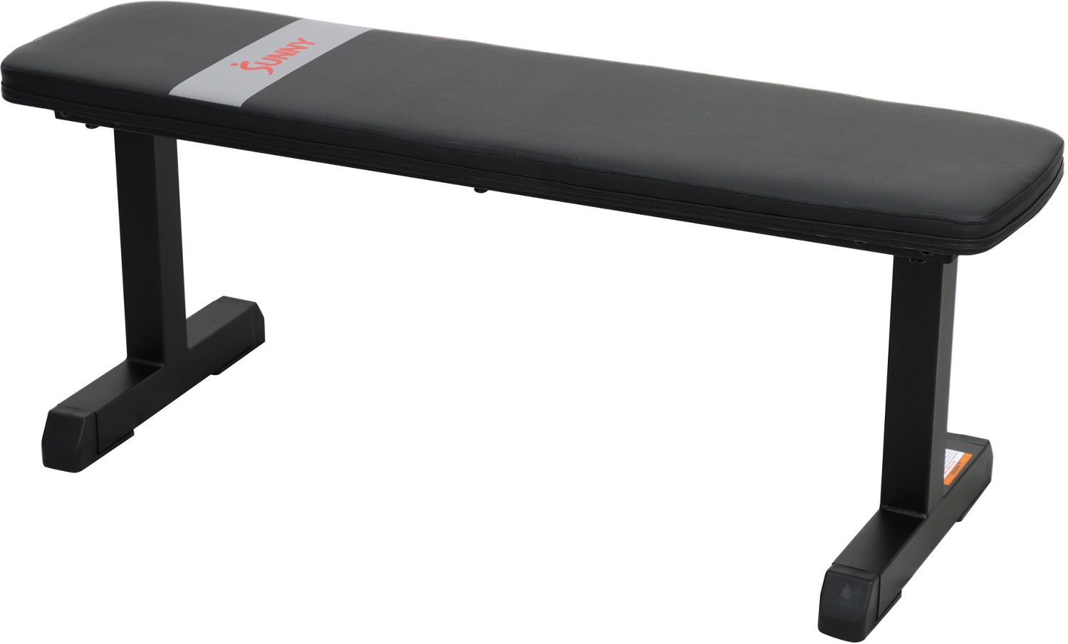 Sunny Health Fitness Flat Weight Bench Academy