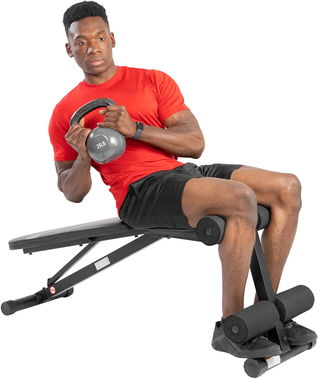 Sunny Health Fitness Incline Decline Weight Bench Academy