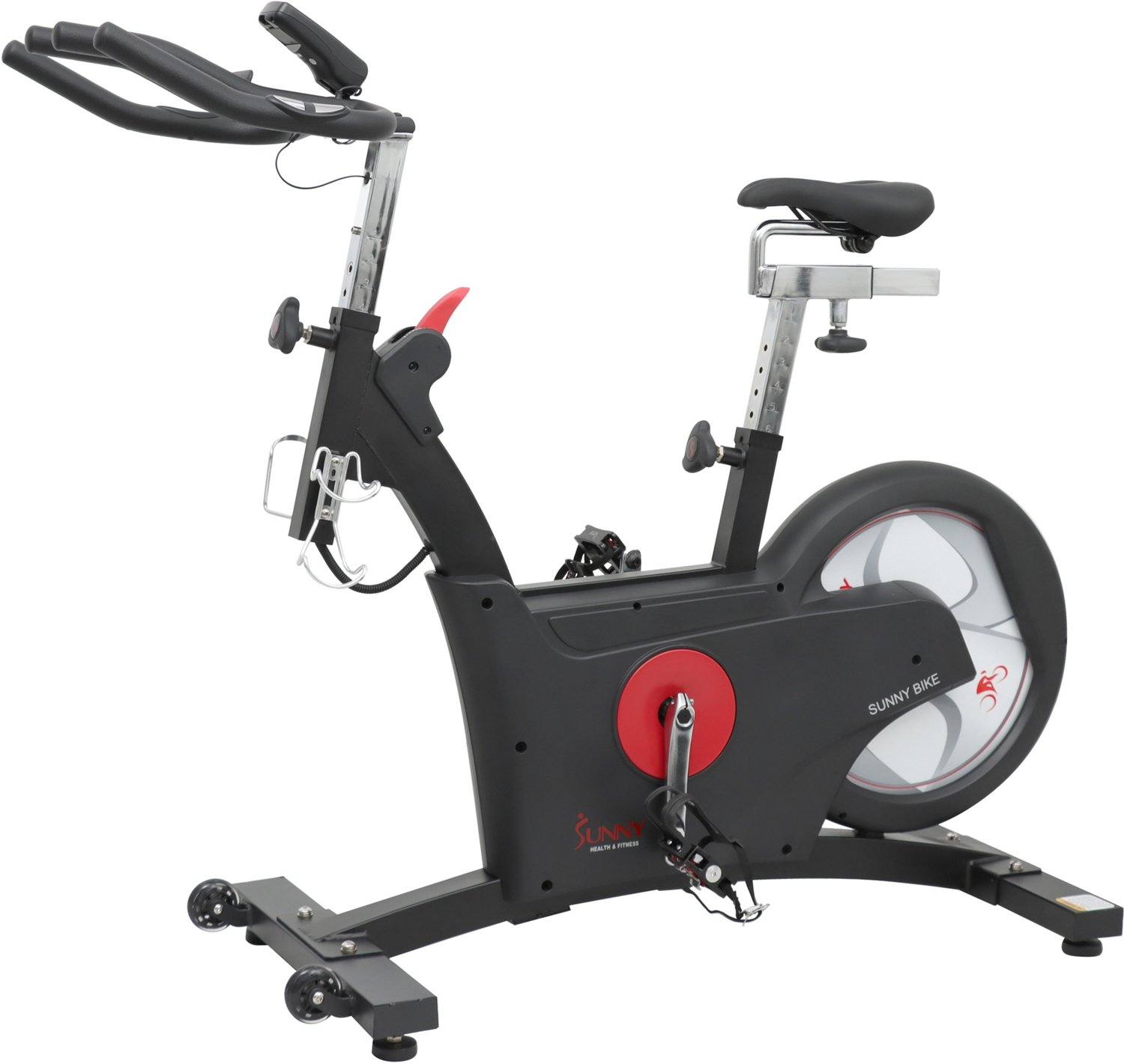 Sunny Health Fitness Kinetic Flywheel Indoor Cycling Bike Academy