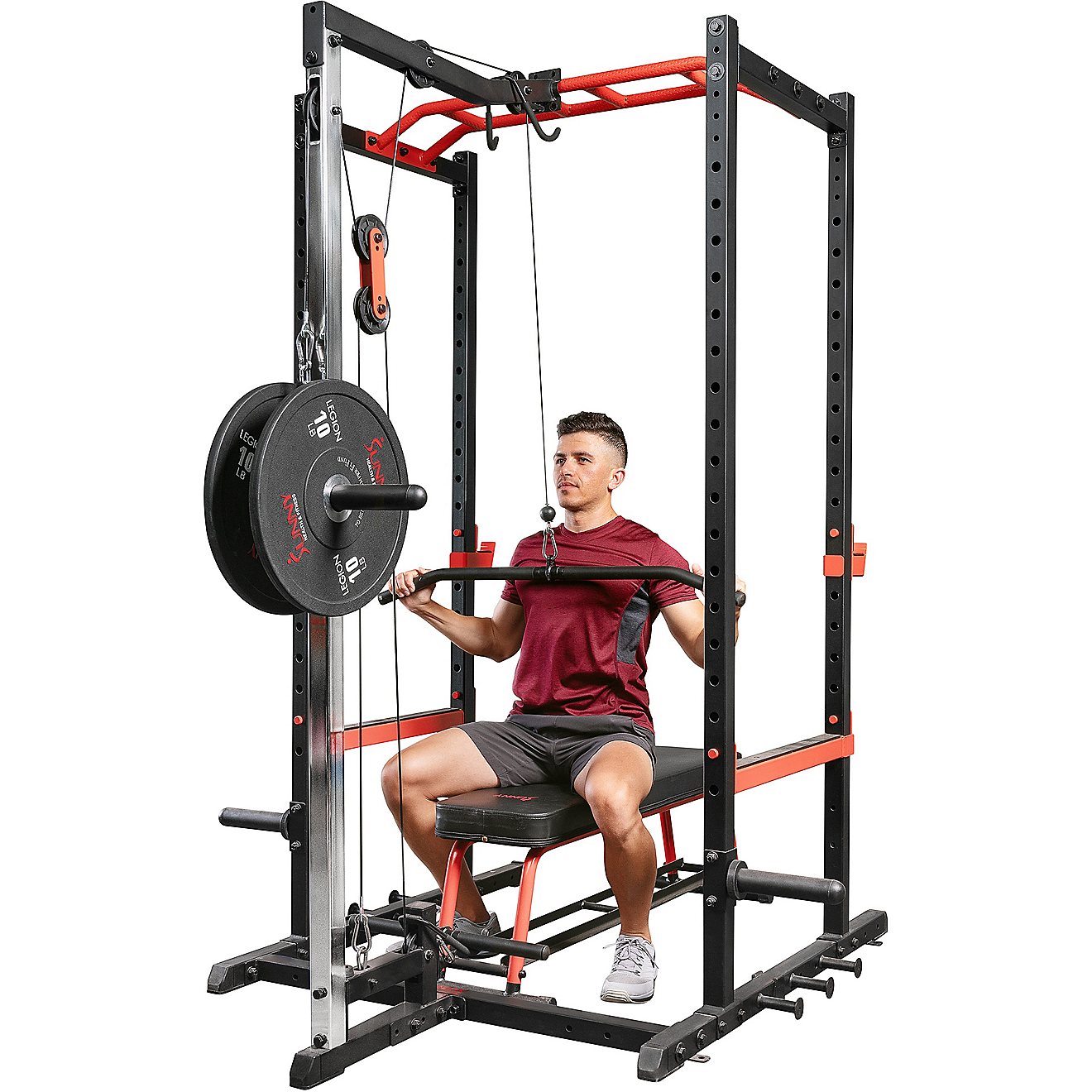 Sunny Health & Fitness Lat Pulldown Pulley System                                                                                - view number 8