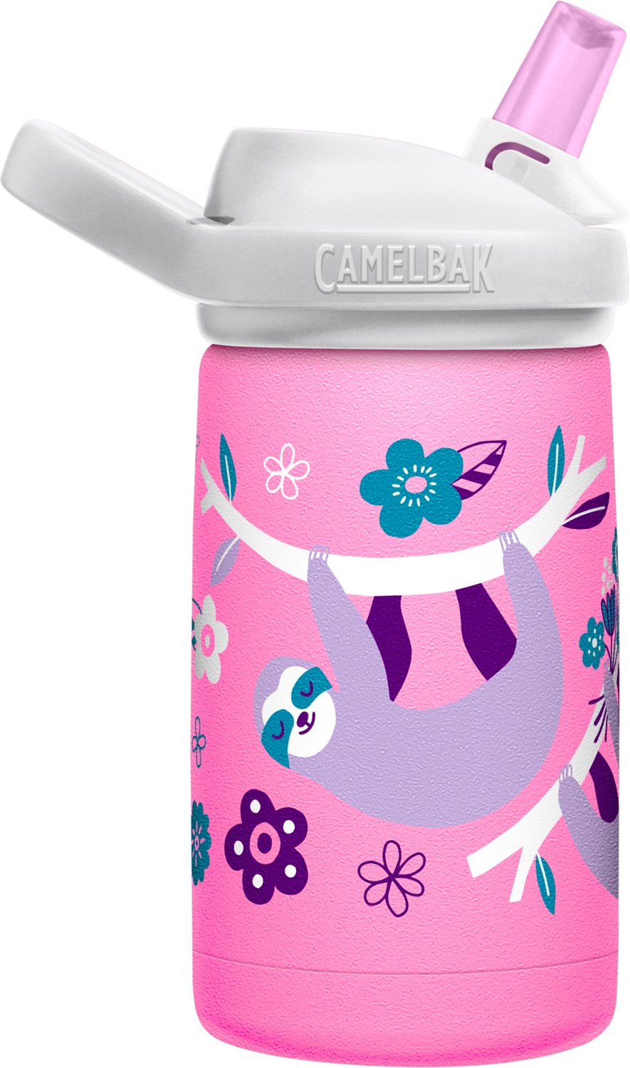 CamelBak Kids' eddy+ 12 oz Flowerchild Sloth Water Bottle                                                                        - view number 2