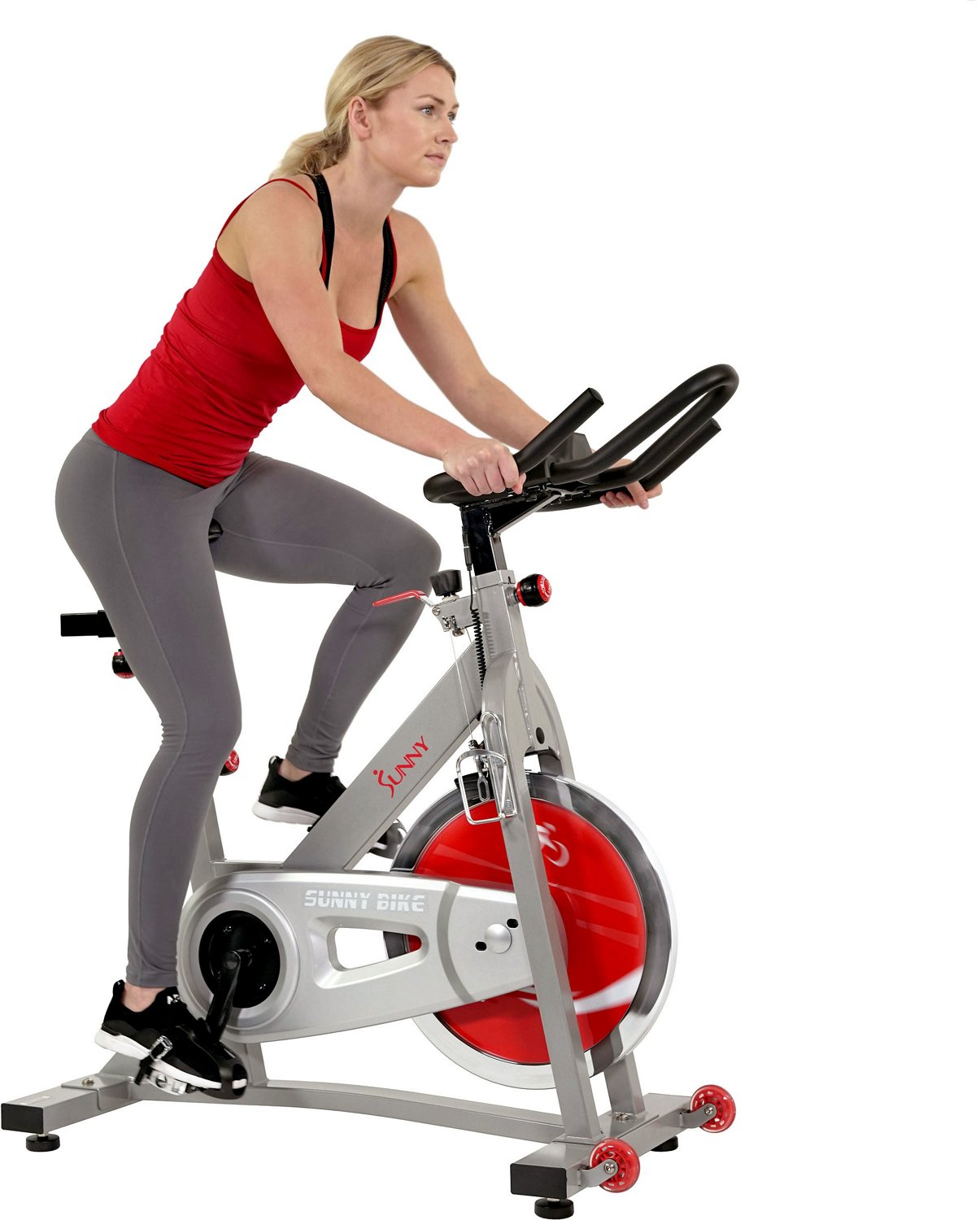 Sunny Health Fitness Pro II Indoor Cycling Bike Academy