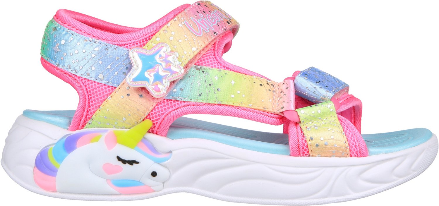 SKECHERS Girls' Unicorn Dreams Majestic Bliss Sandals | Academy