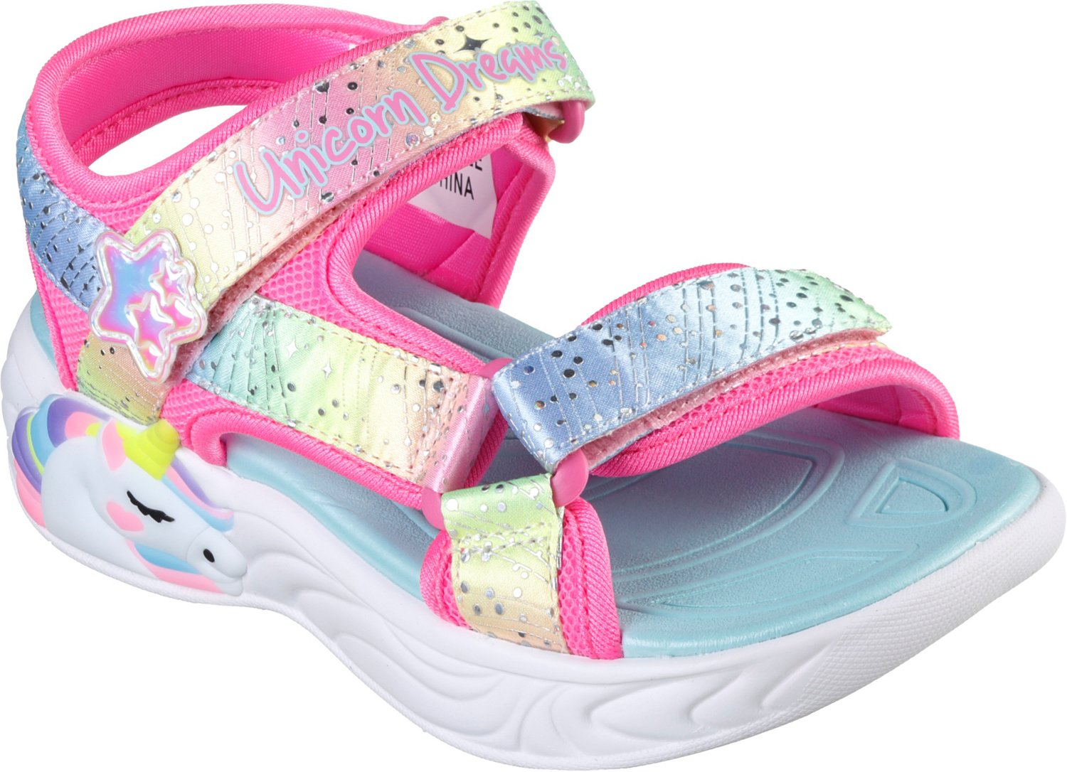 SKECHERS Girls' Unicorn Dreams Majestic Bliss Sandals | Academy
