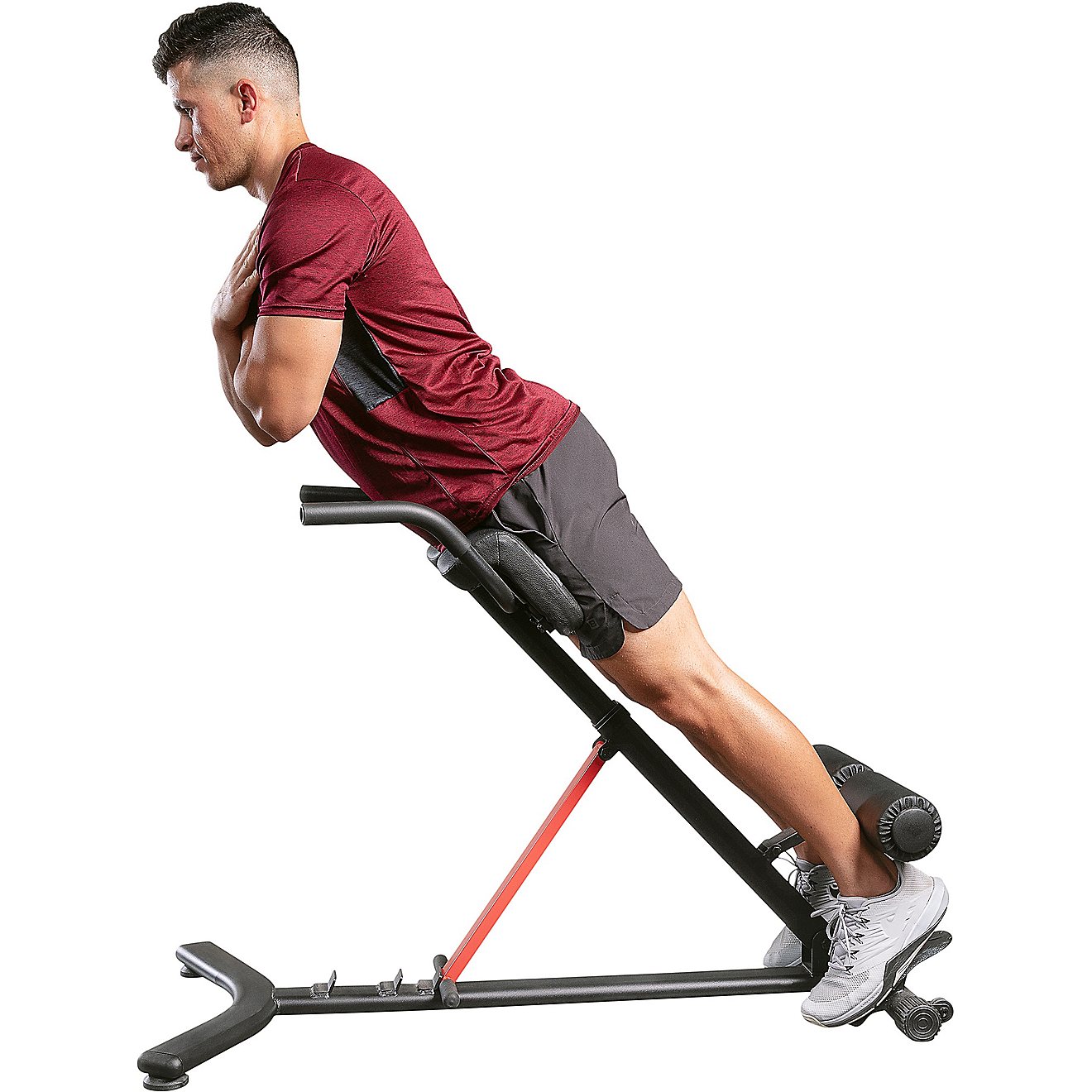 Sunny Health & Fitness Hyperextension Roman Chair with Dip Station                                                               - view number 9