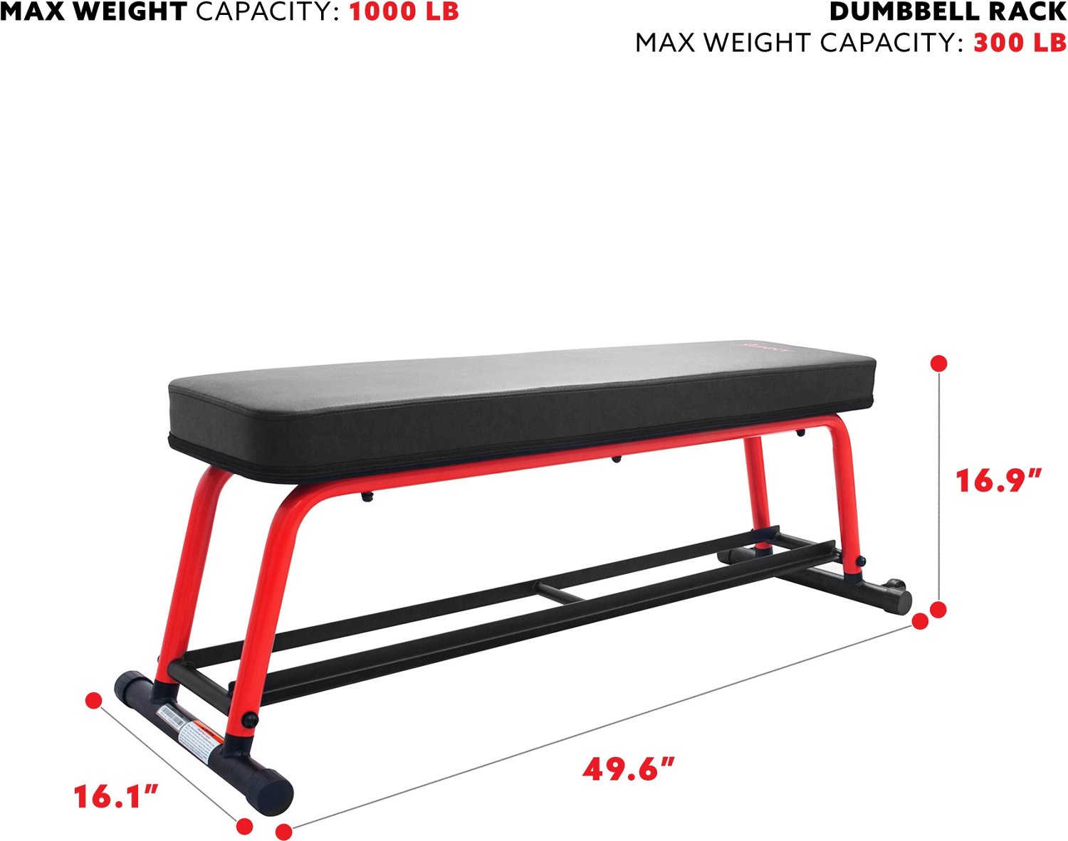 Sunny Health & Fitness Power Zone Flat Bench                                                                                     - view number 7