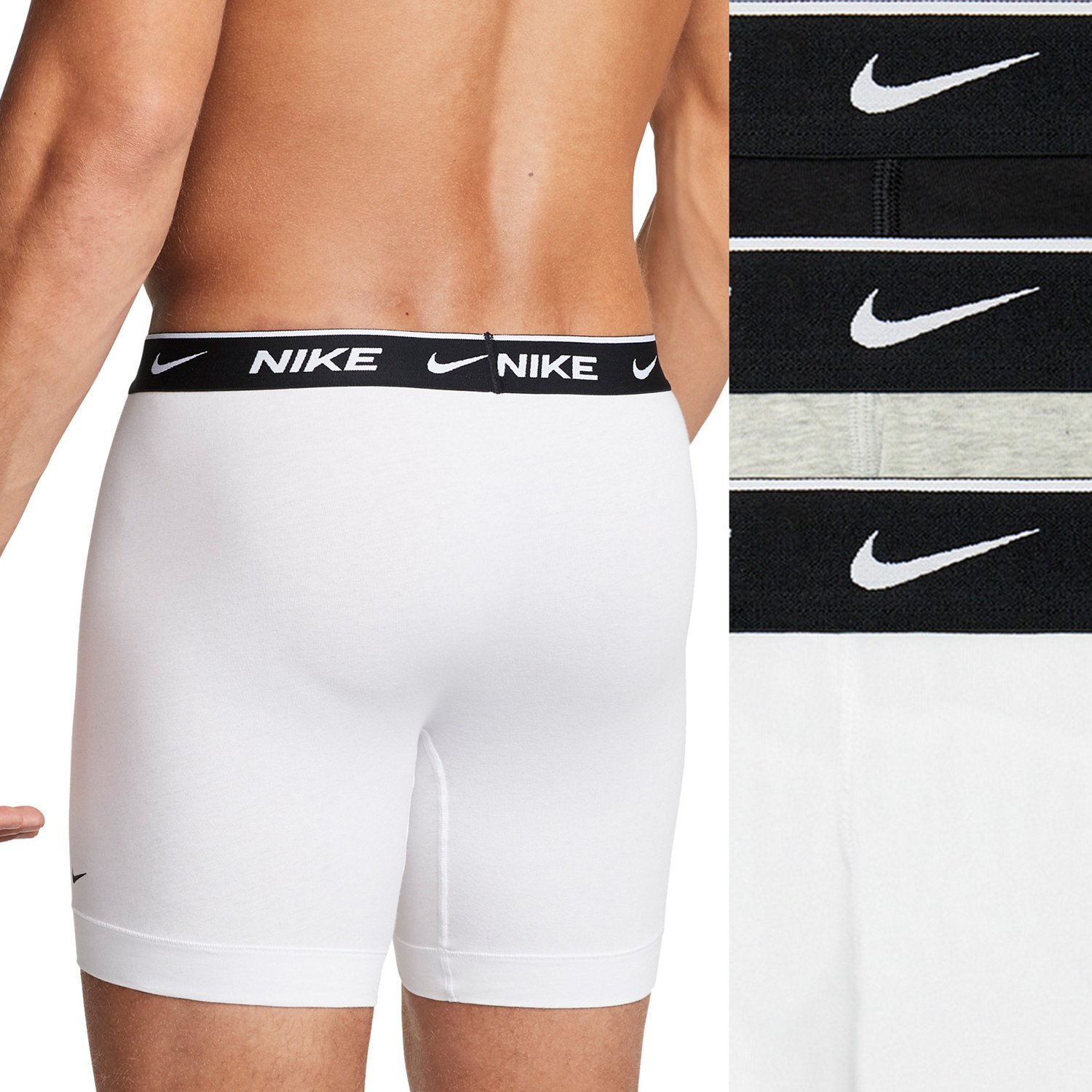 Nike Men's Essential Cotton Stretch Boxer Briefs 3-Pack - view number 3