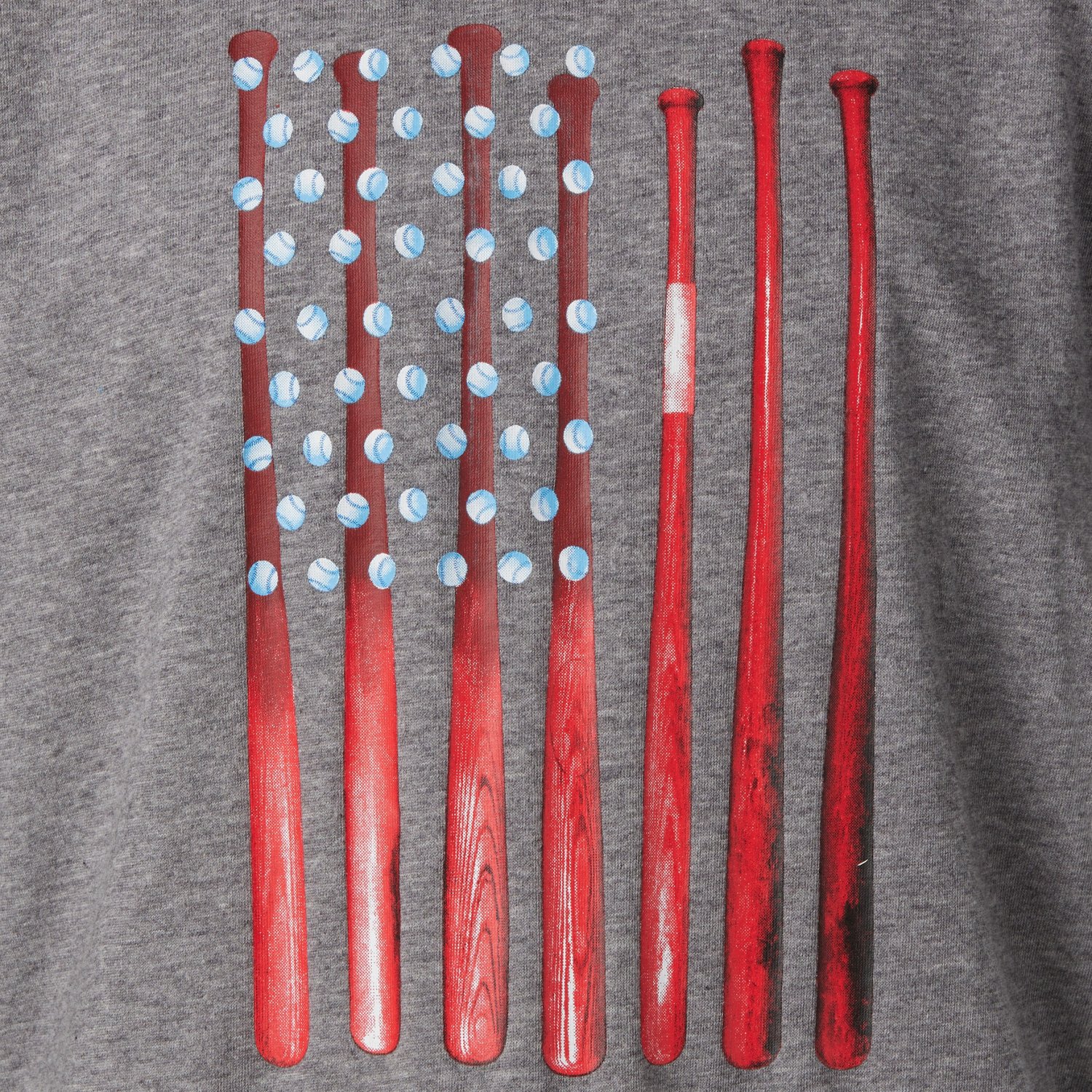 BCG Boys' Lifestyle America Baseball Bat Flag Cotton Short Sleeve T-shirt - view number 3