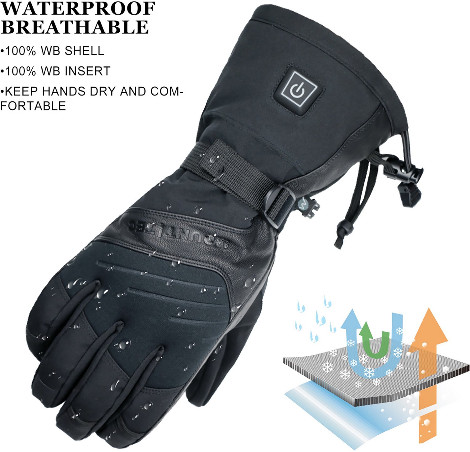 Mount Tec Adults' Explorer 3 Performance Heated Gloves | Academy
