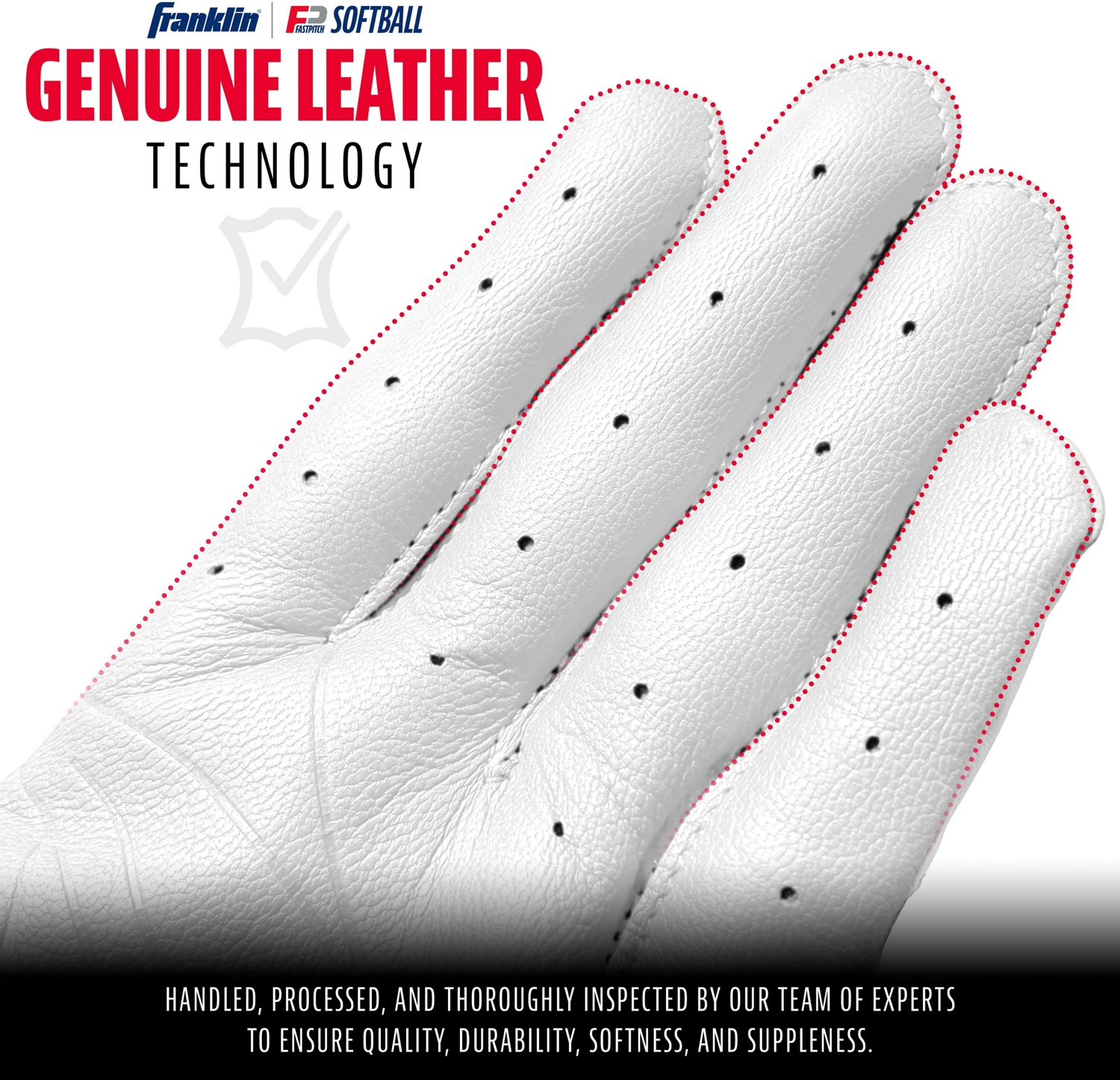 Franklin Women's CFX Pro Fastpitch Gloves                                                                                        - view number 3