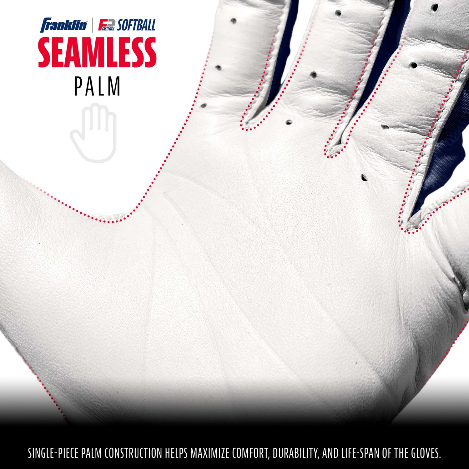 Franklin Women's CFX Pro Fastpitch Gloves                                                                                        - view number 4