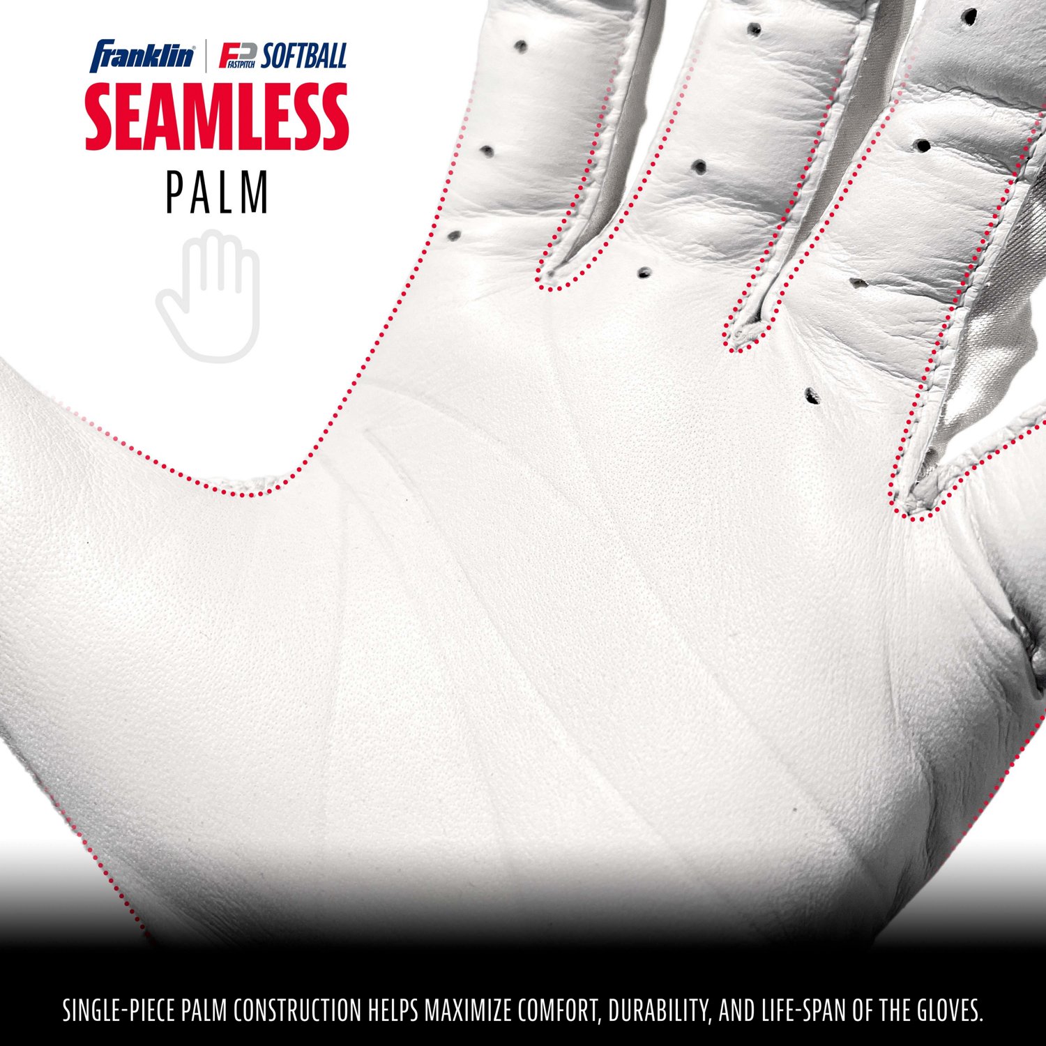 Franklin Women's CFX Pro Fastpitch Gloves                                                                                        - view number 4