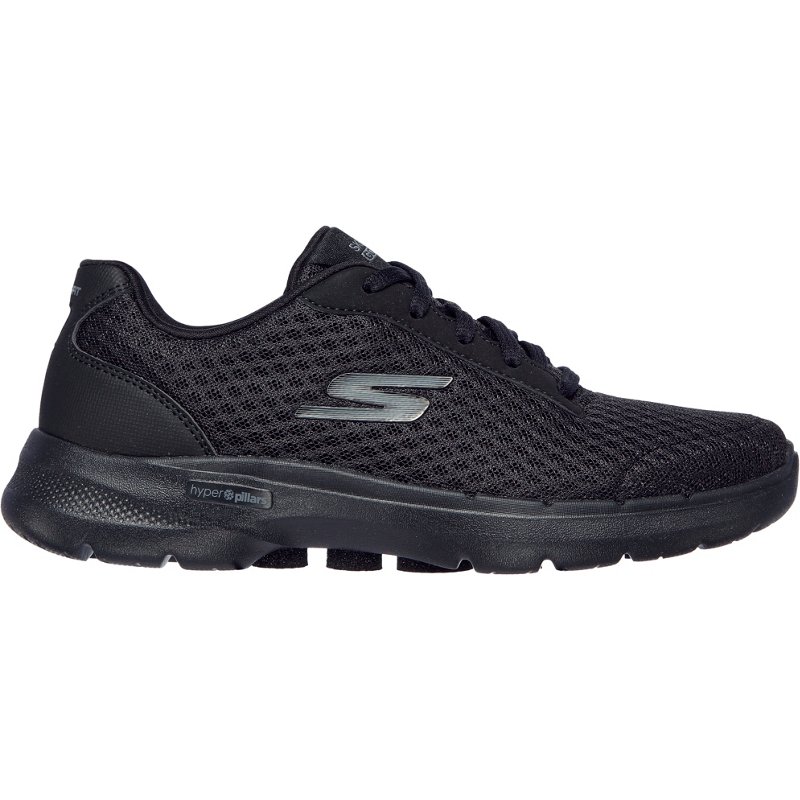 SKECHERS Women's GO WALK 6 Iconic Vision Shoes Black, 6.5 - Women's Active at Academy Sports product image