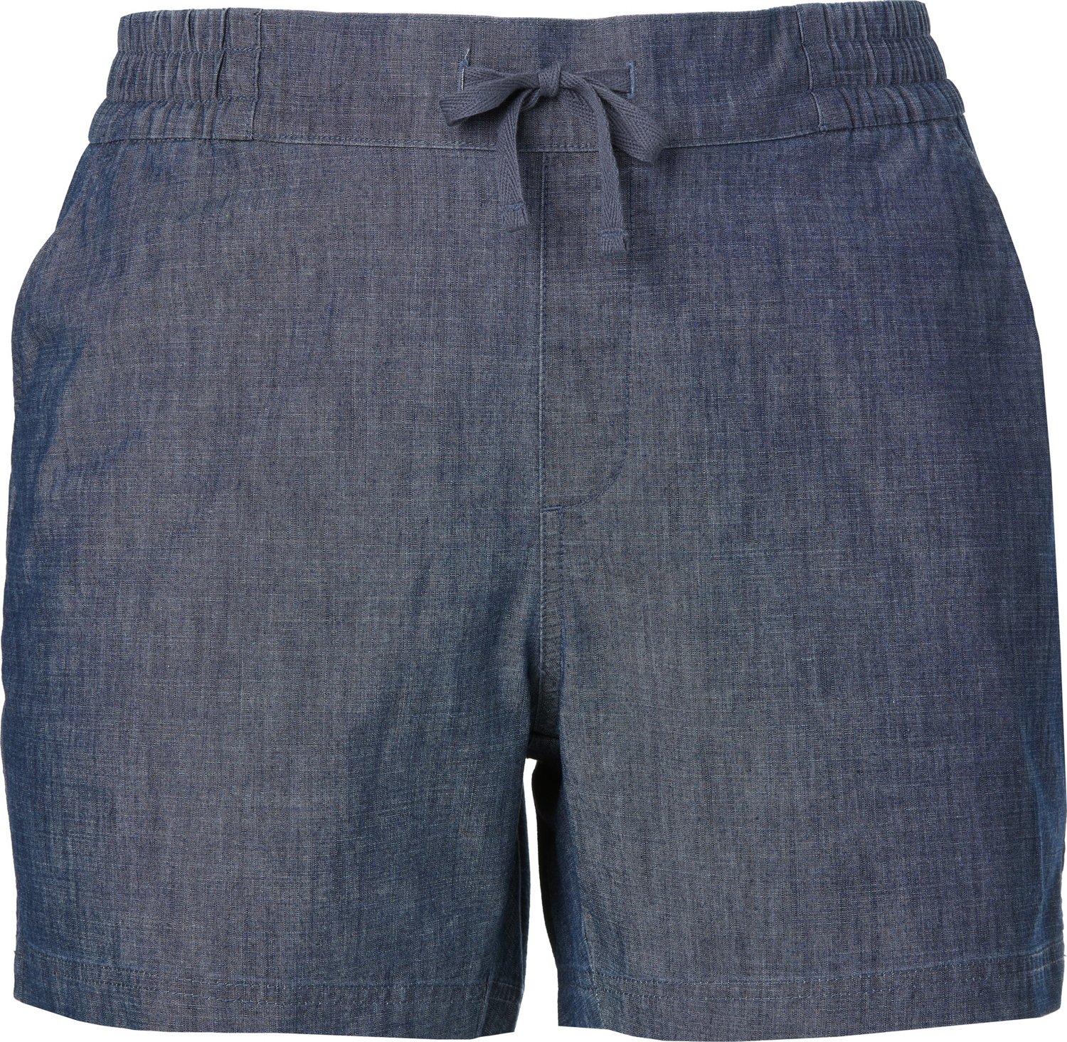 Magellan Outdoors Women's Campfire Chambray Plus Size Shorty Shorts 6