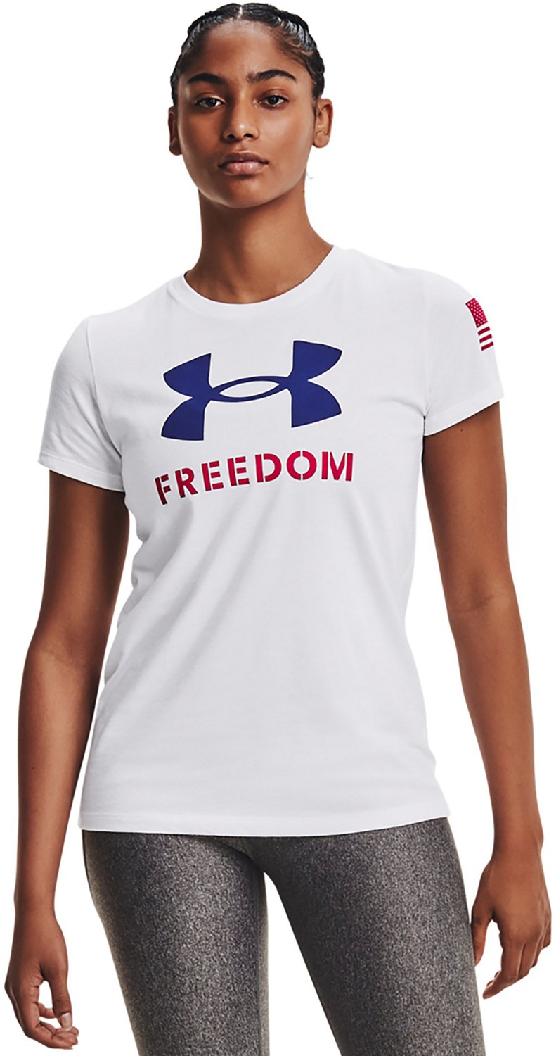 Under Armour Women's Freedom Logo Graphic Short Sleeve Tshirt Academy