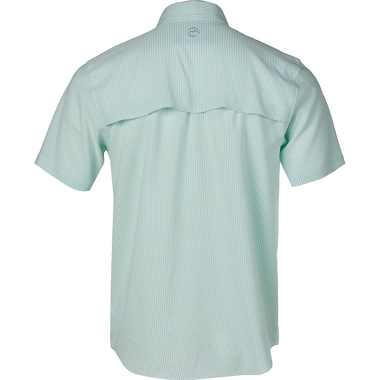 Magellan Outdoors Men's Southern Summer Seersucker Traditional Short Sleeve Shirt                                                - view number 2