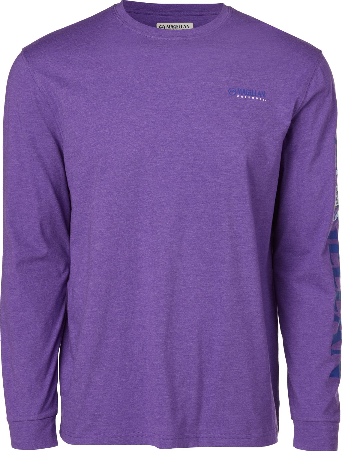 Magellan Outdoors 100% Polyester Purple Long Sleeve T-Shirt Size XL - 15%  off