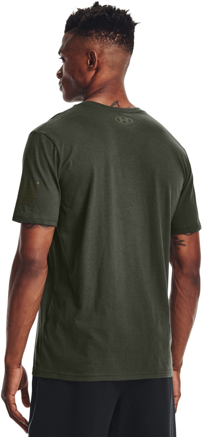 Under Armour Men's Freedom Chest Flag Graphic Short Sleeve T-shirt                                                               - view number 2