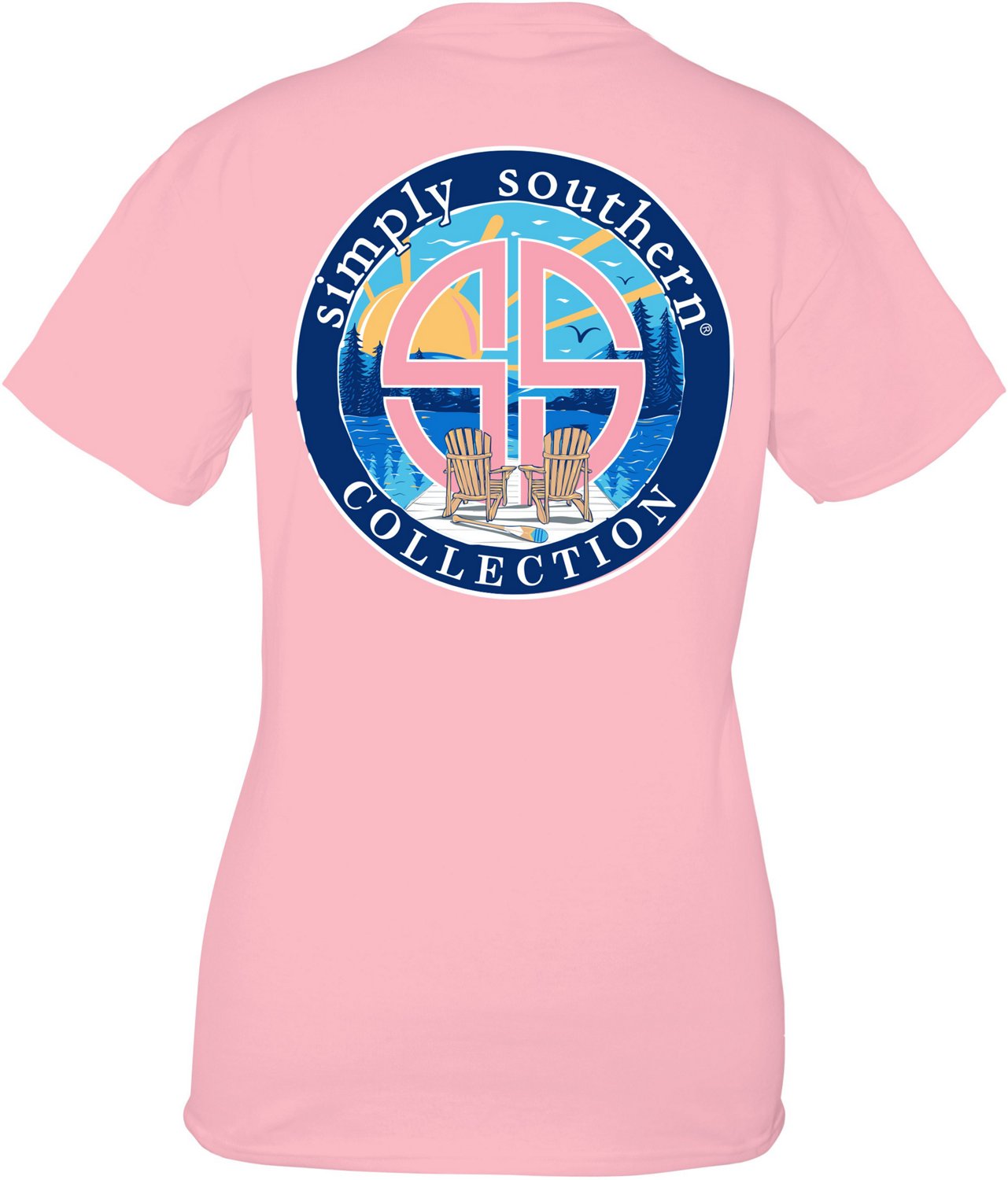Simply Southern Women S Lake Logo Graphic T Shirt Academy