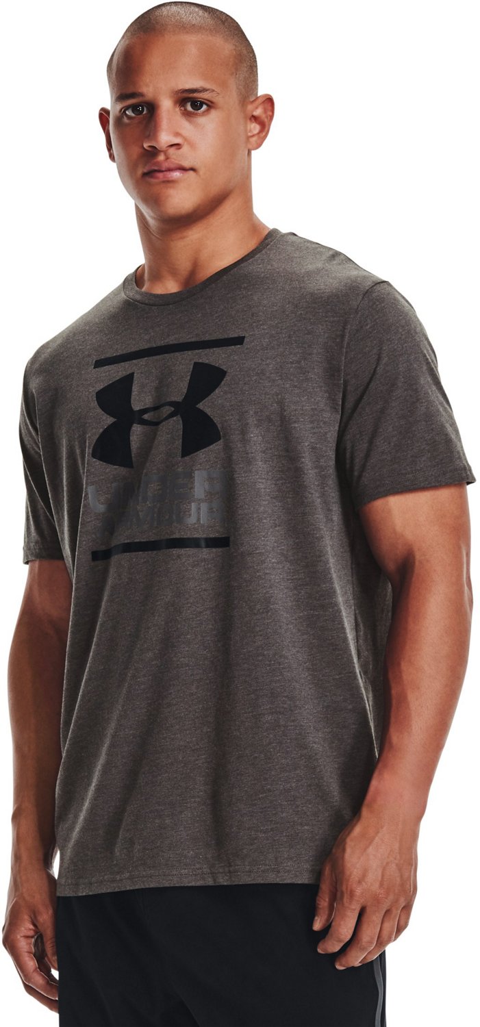 Under Armour Foundation Men's Tennis T-Shirt - Dark Grey/Black