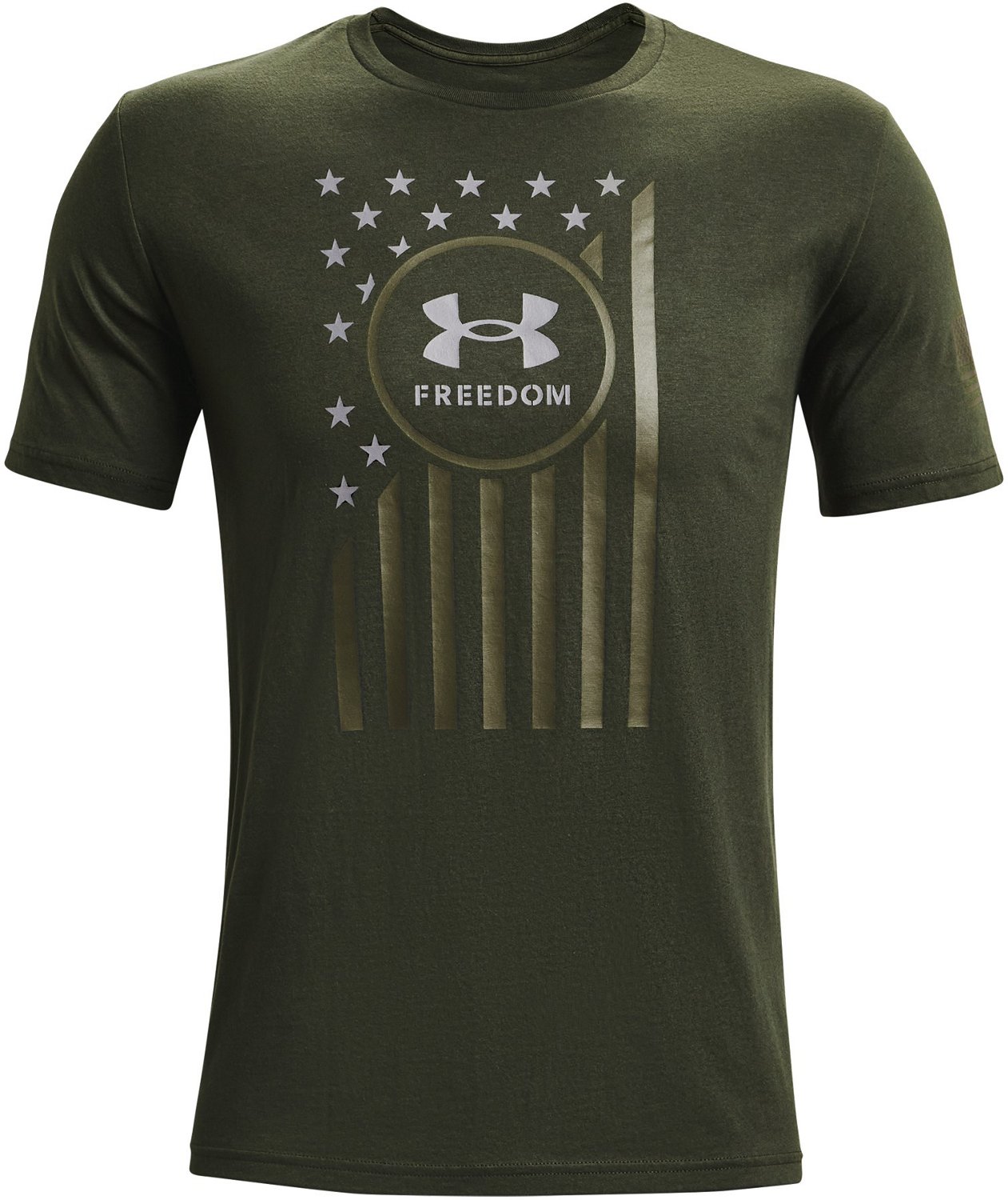 Under Armour Men's Freedom Chest Flag Graphic Short Sleeve T-shirt                                                               - view number 5