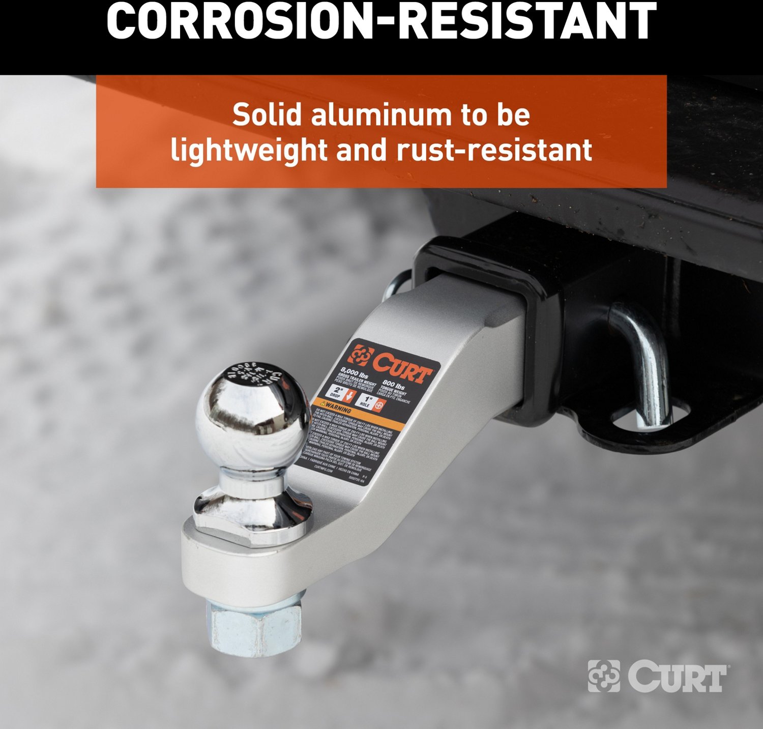 CURT 45460 Aluminum Ball Mount - view number 4