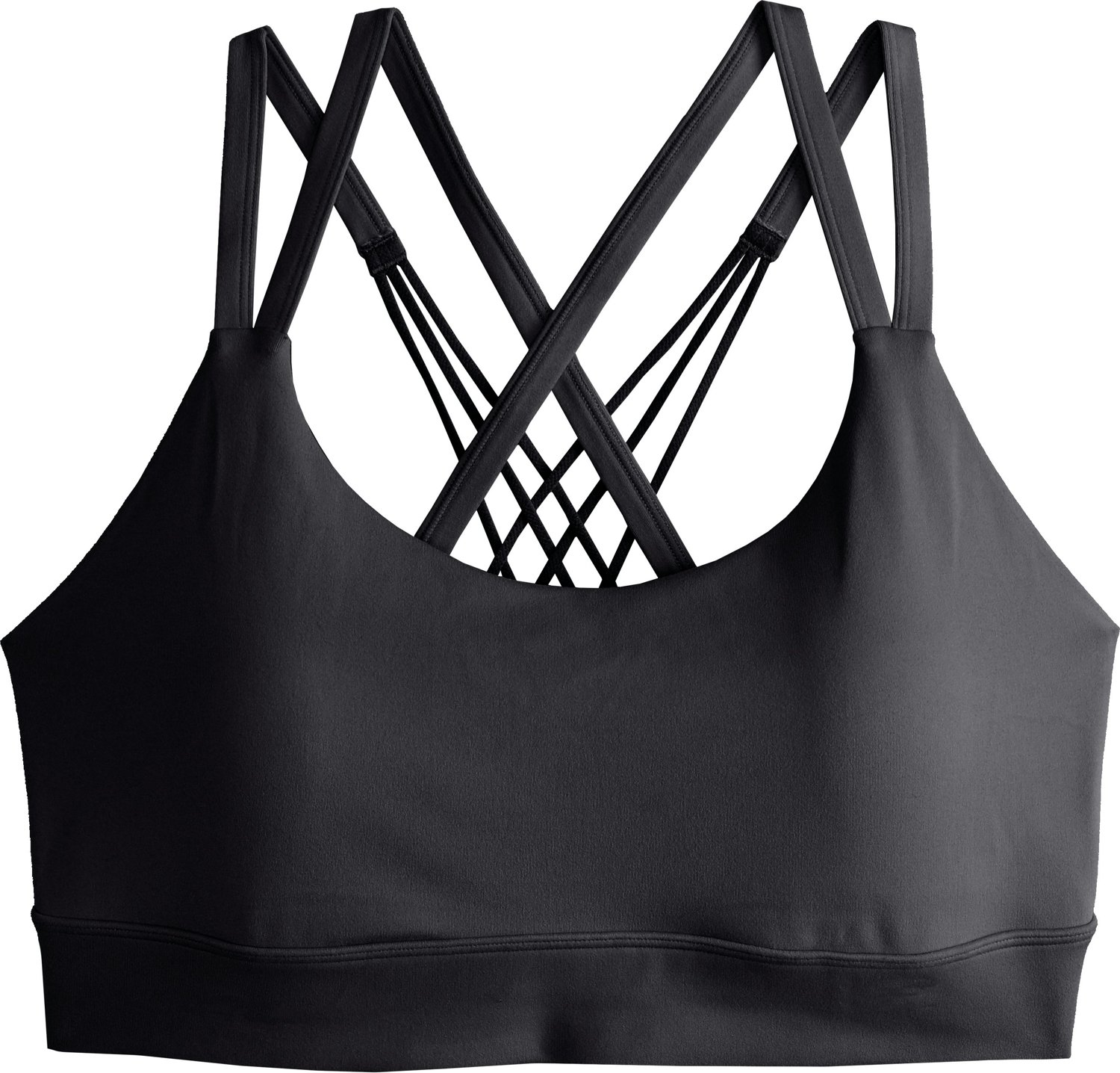 Freely Academy Sports Bra Non-Wired Removable Padding Strappy Back Soft Gym  Top