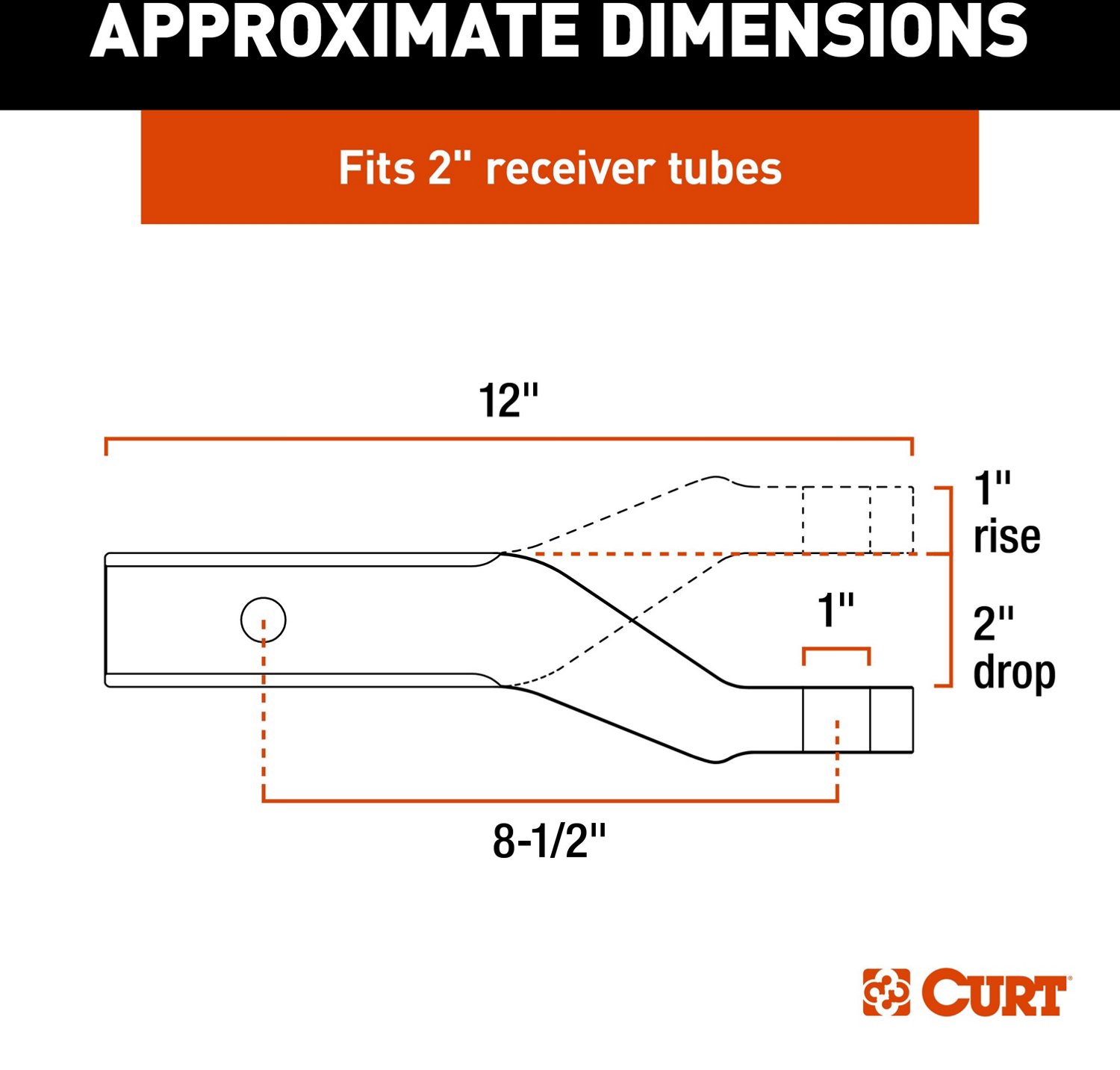 CURT 45460 Aluminum Ball Mount - view number 2