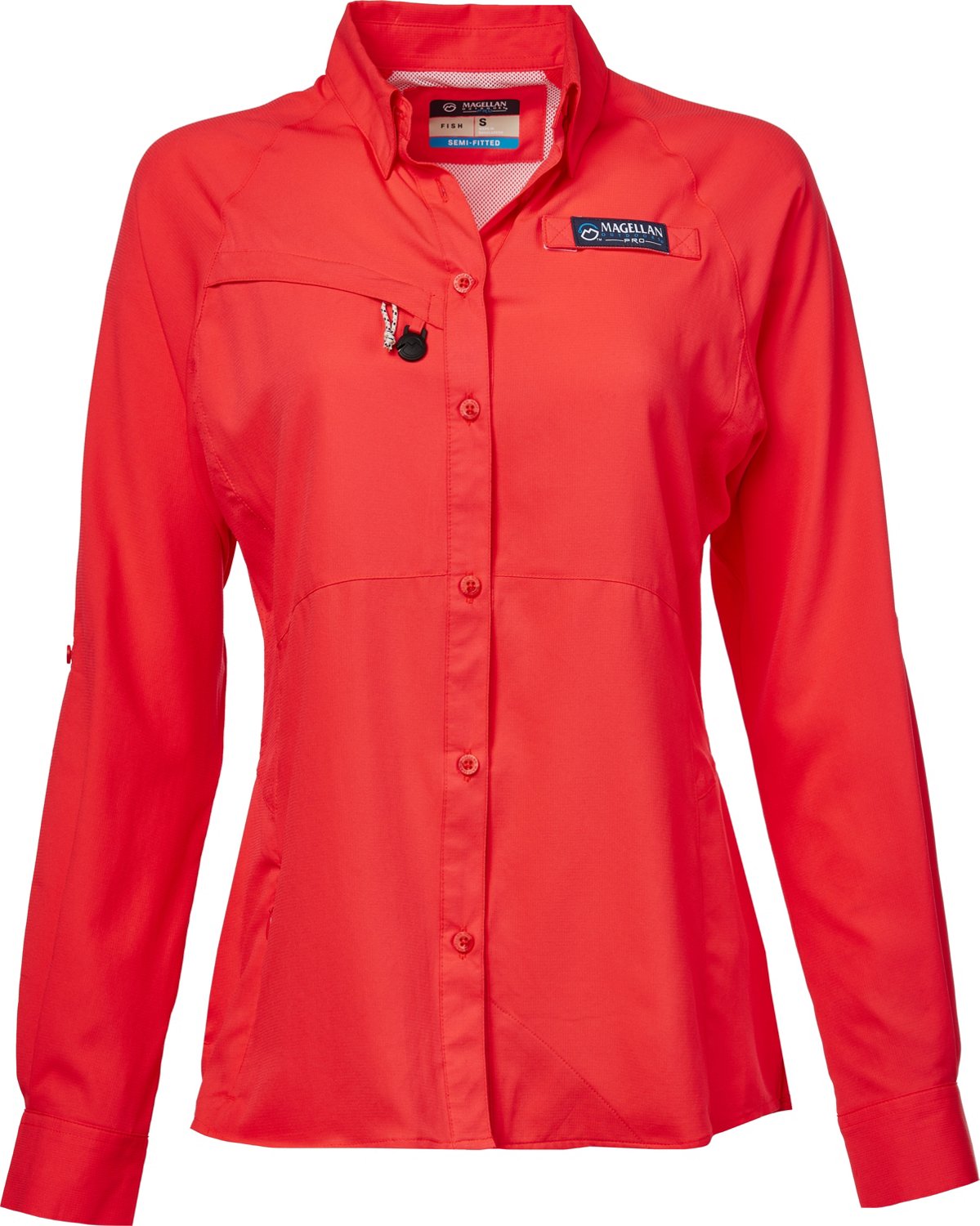 Magellan Outdoors Women's Shirt Laguna Madre Fish Gear, Button-Up