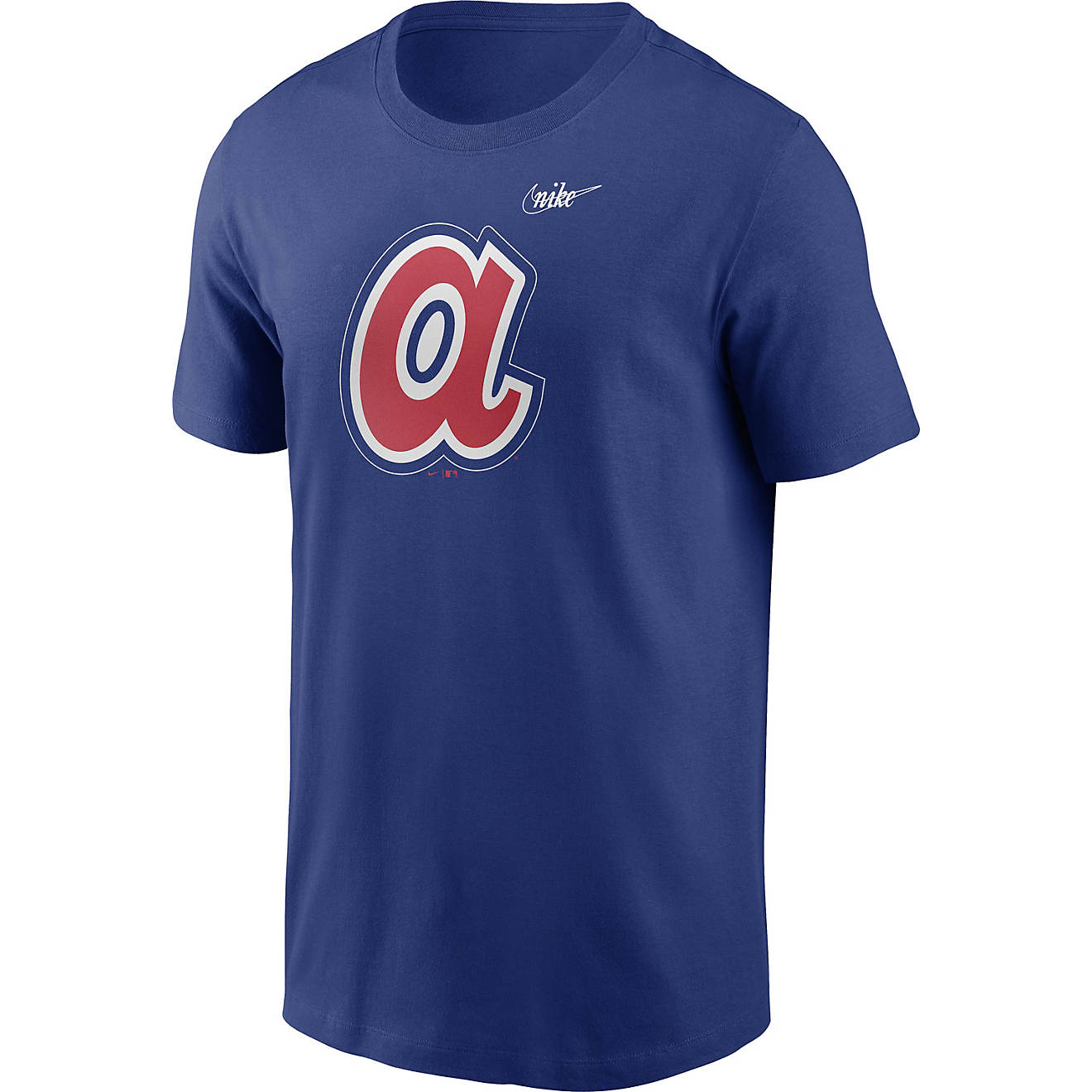 Nike Men's Atlanta Braves Cooperstown Logo Graphic Short Sleeve T-shirt                                                          - view number 1