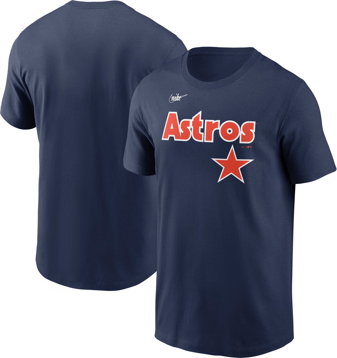 Nike Men’s Houston Astros Cooperstown Wordmark T-shirt | Academy