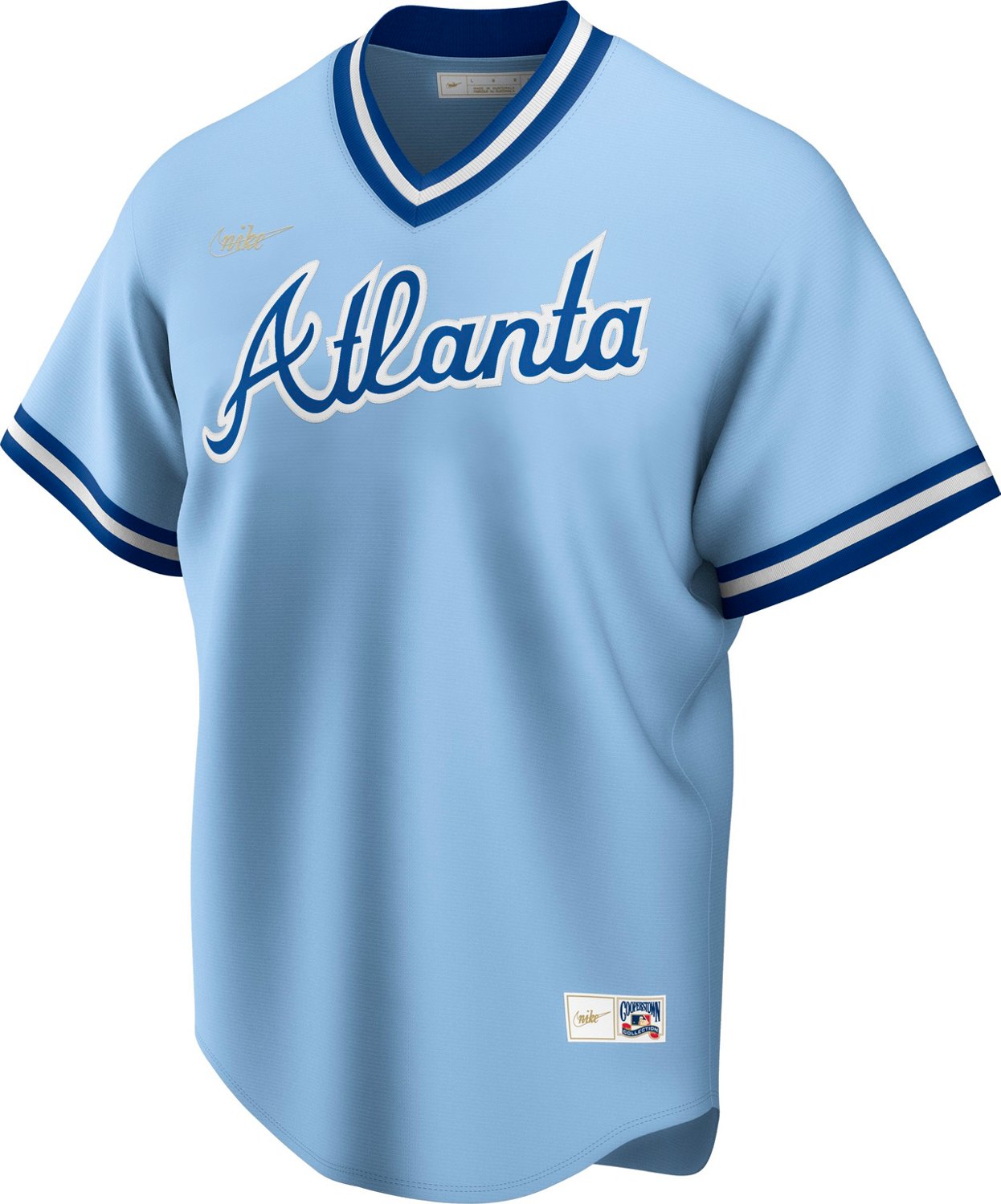 Men's Atlanta Braves Mitchell & Ness Light Blue Cooperstown Collection Wild  Pitch Jersey T-Shirt