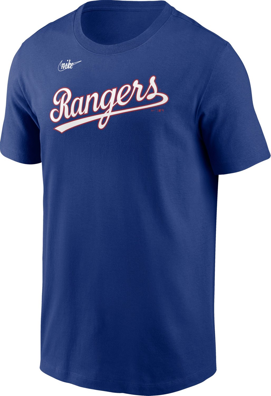Nike Men's Texas Rangers Cooperstown Wordmark Graphic T-shirt