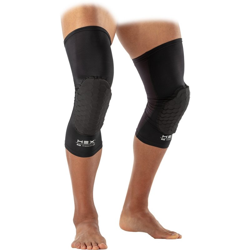 McDavid Hex Force Leg Sleeves 2-Pack Black, Medium - Sport Medicine And Accessories at Academy Sports