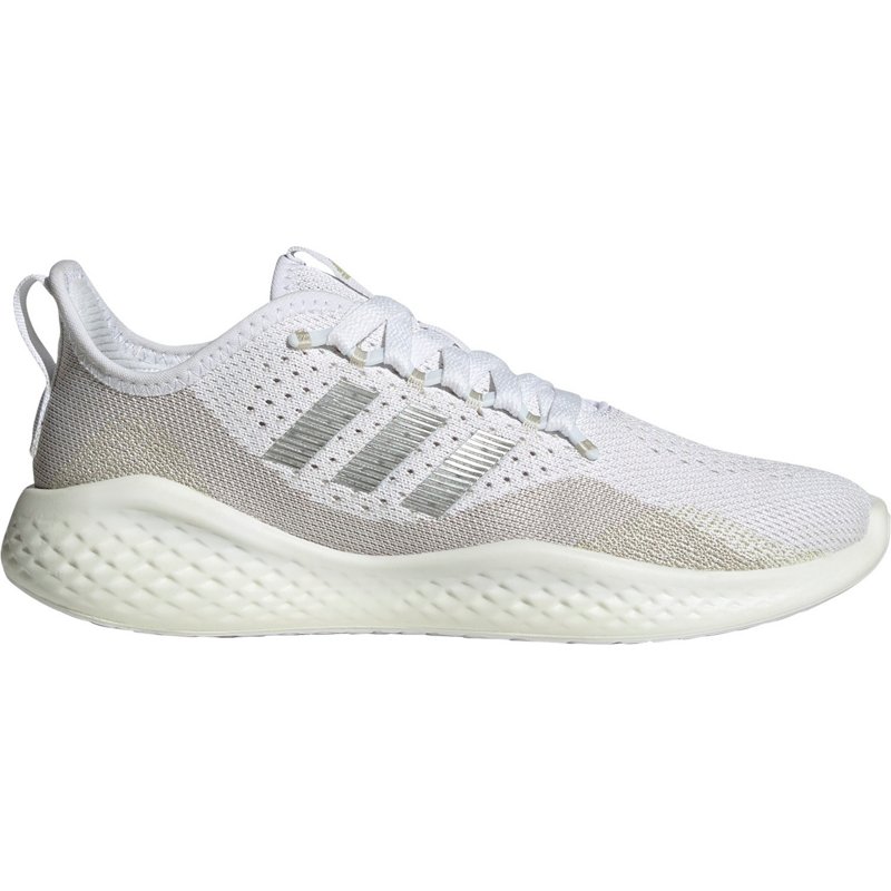 adidas Women's Fluidflow 2.0 Running Shoes White/Light Gray, 10 - Women's Athletic Lifestyle at Academy Sports product image