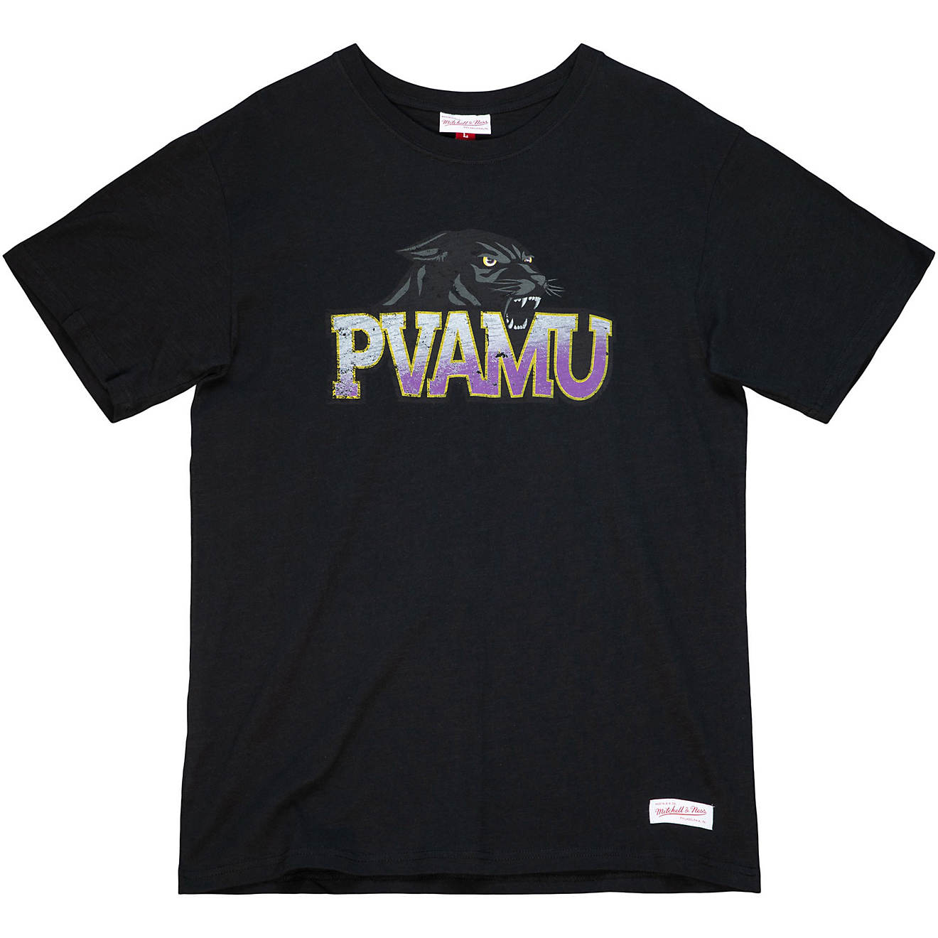 Mitchell & Ness Men's Prairie View A&M University Legendary Slub Short Sleeve T-shirt                                            - view number 1